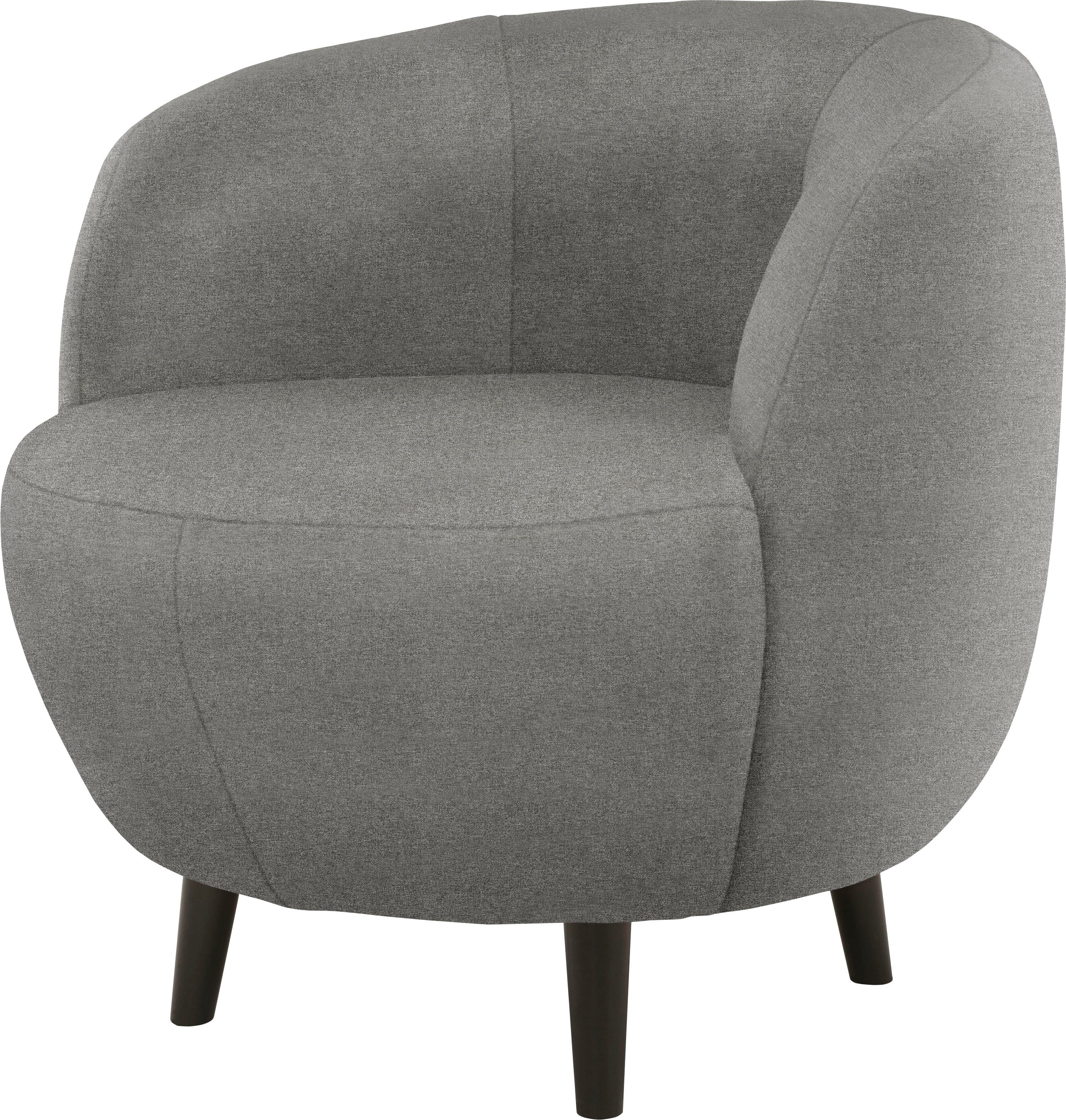 LOOKS BY WOLFGANG JOOP Fauteuil LOOKS XIV Cocktailsstoel rond model, perfect voor elk vertrek