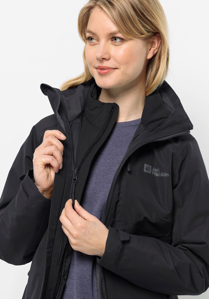 Jack Wolfskin Functioneel 3-in-1-jack BERGLAND 3IN1 JKT W