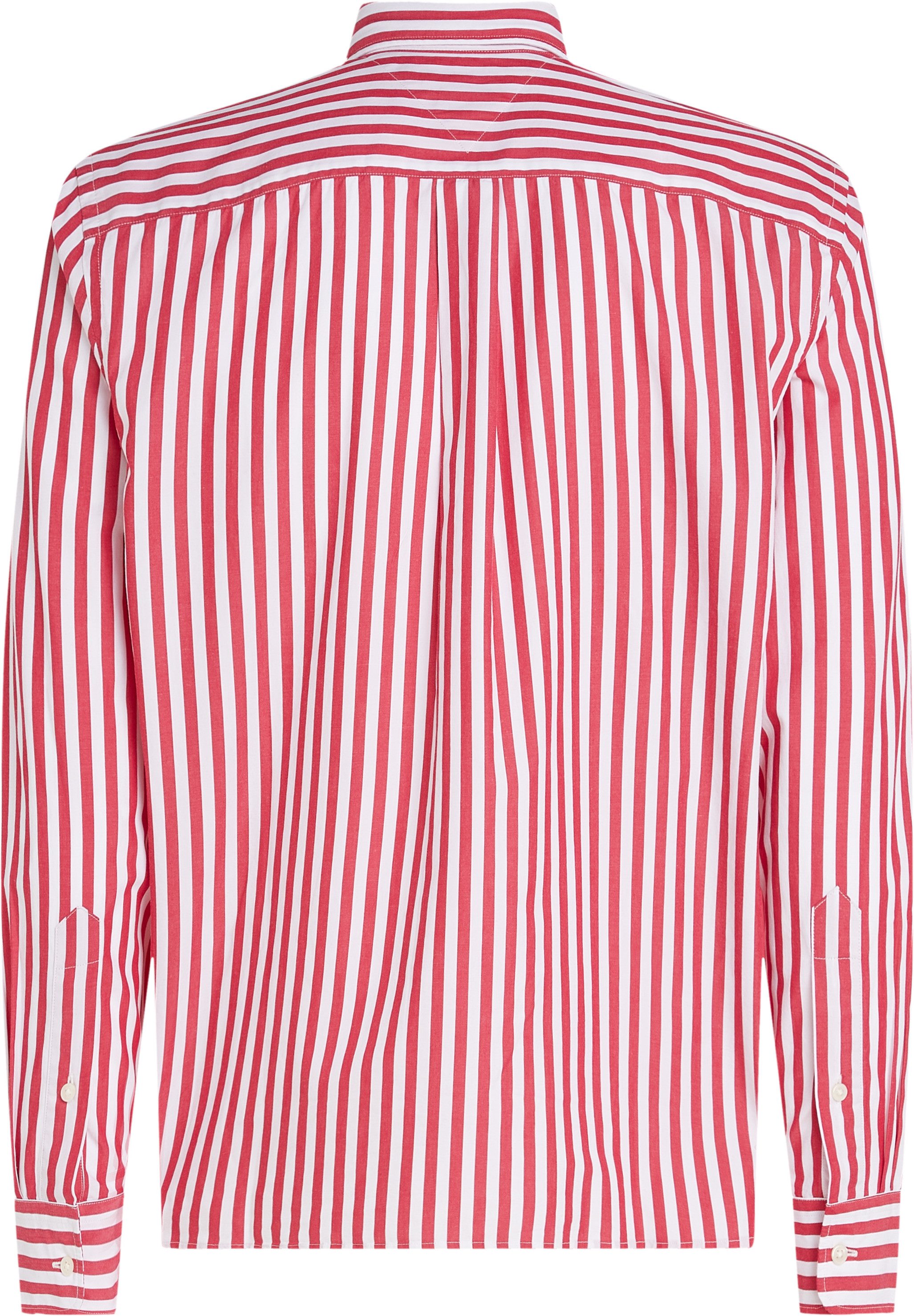 Tommy Hilfiger Overhemd met lange mouwen FLEX POPLIN BOLD STRIPE SHIRT