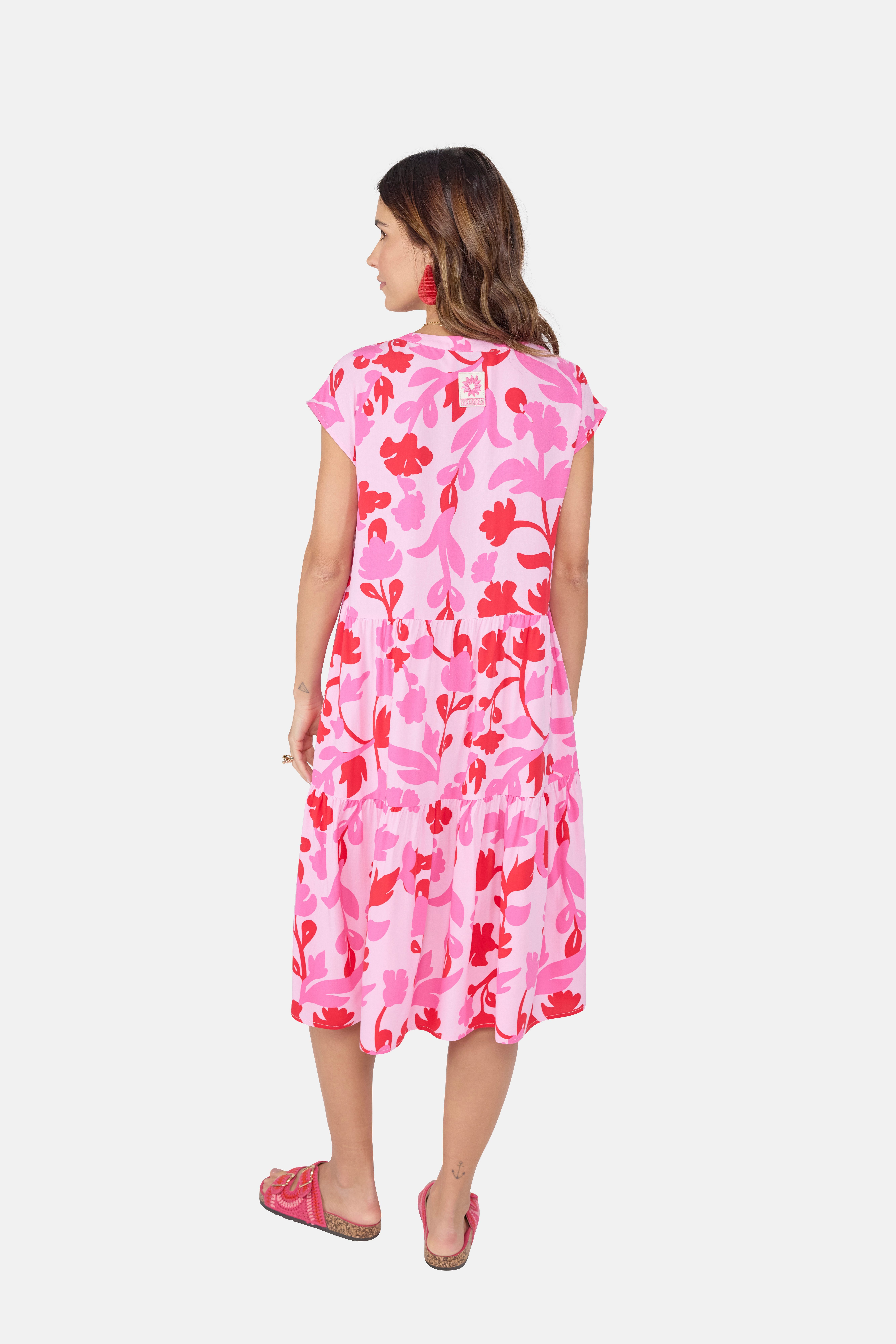 Lieblingsstück Zomerjurk met bloemenprint all-over