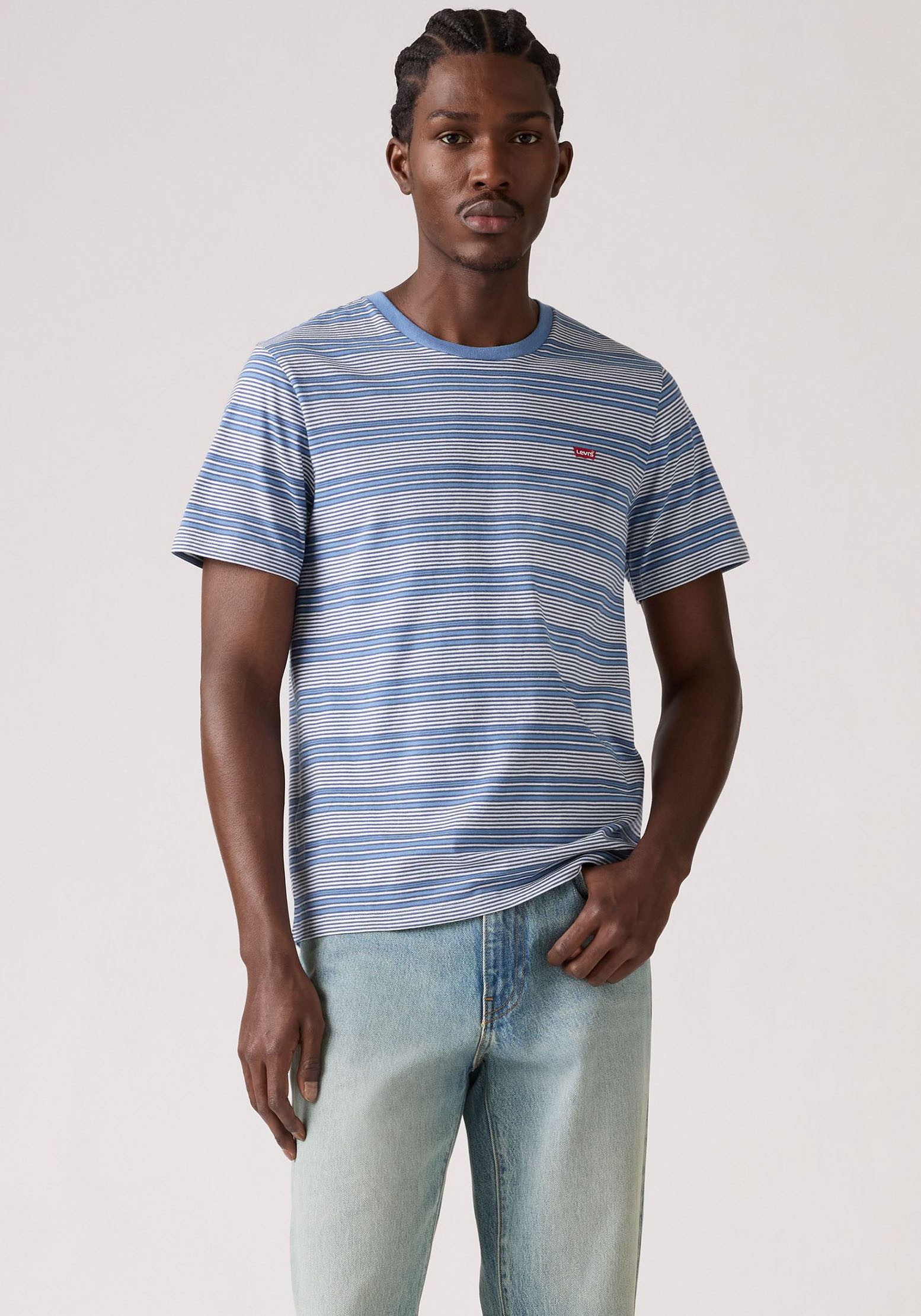Levi's® T-shirt met gestreept patroon