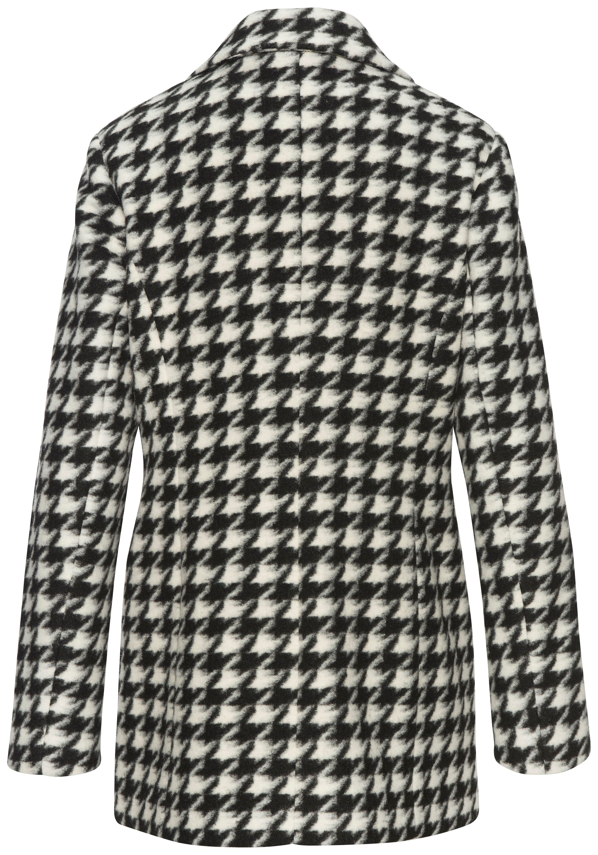 Lascana Korte jas in houndstooth-ontwerp damesjas blazerjas casual-chic