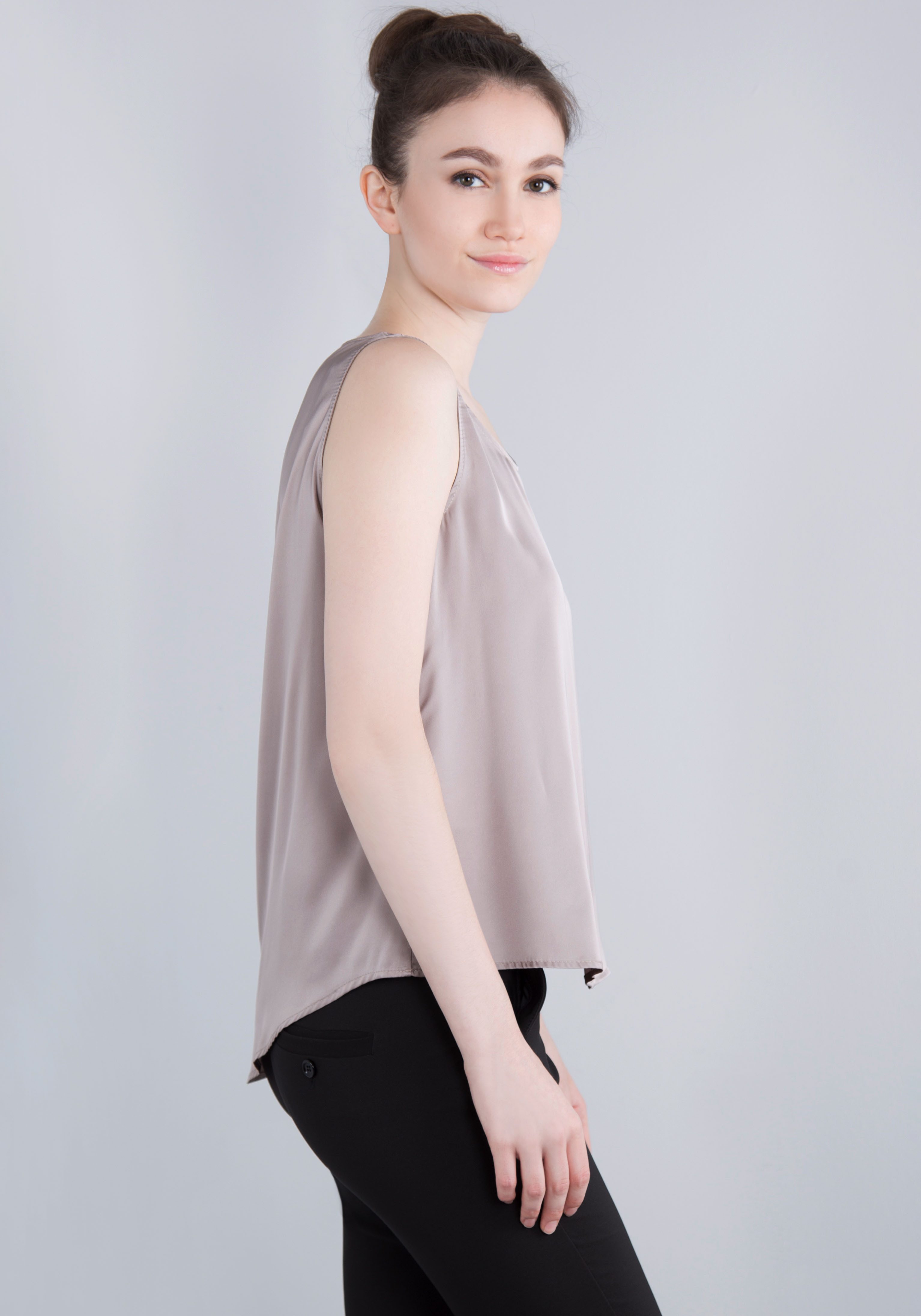 IMPERIAL Top in glanzende satijnkwaliteit