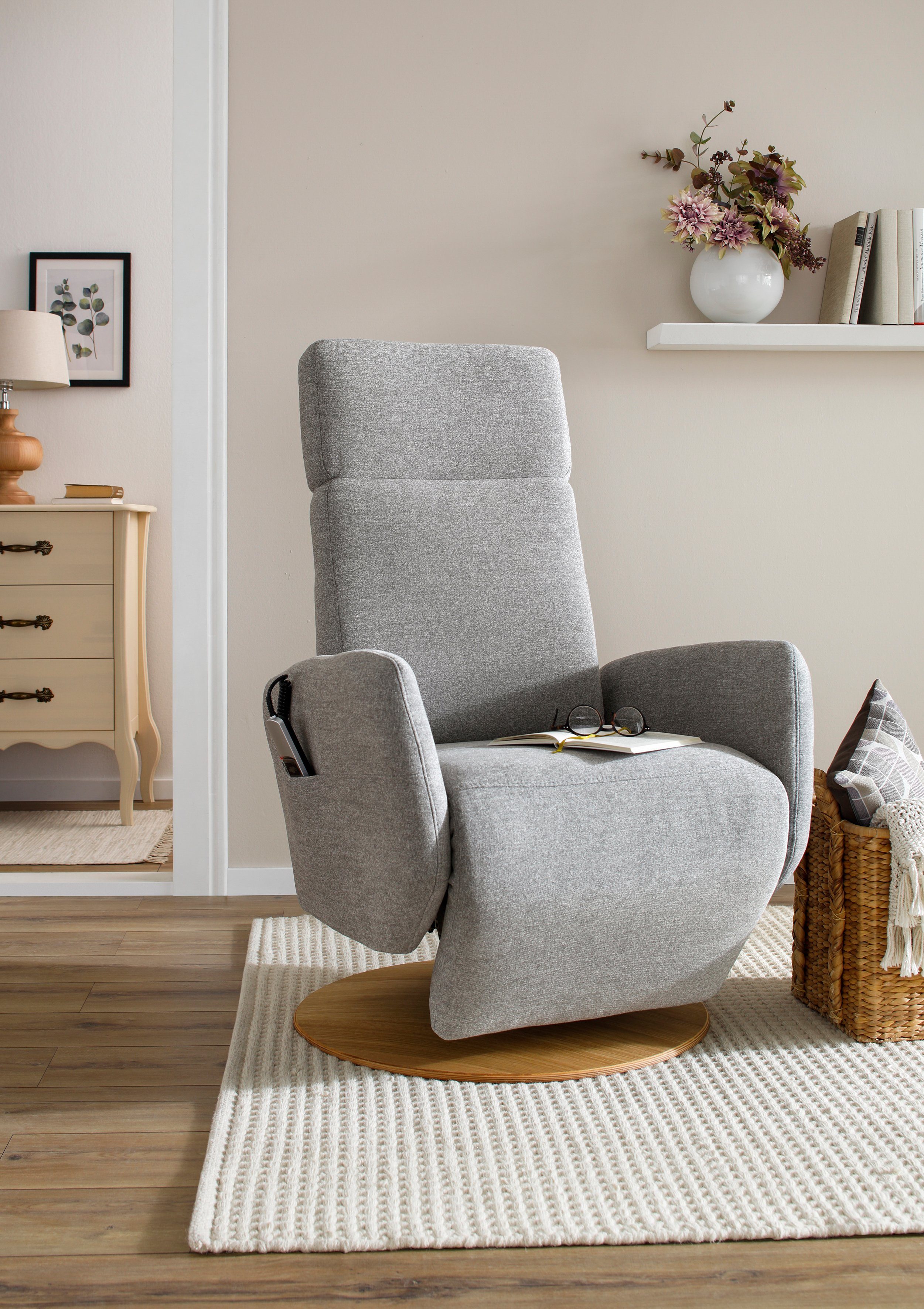 Places of Style Relaxfauteuil Conville naar keuze met 2 motoren, 2 motoren en accu of met 2 motoren 