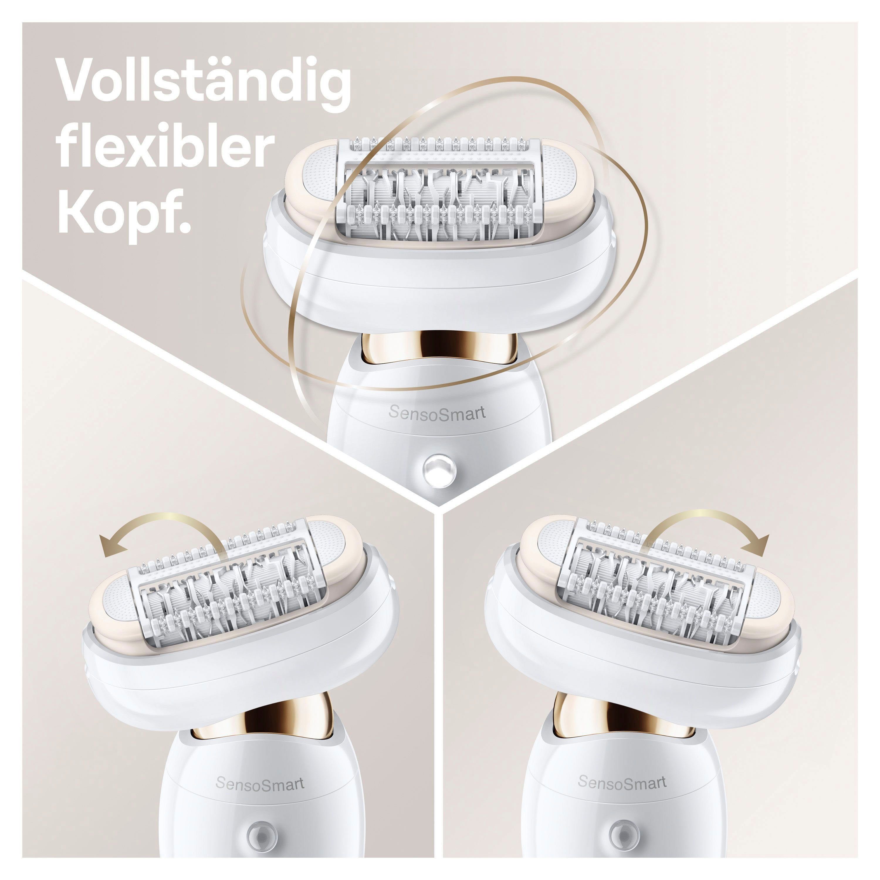 Braun Epilator Silk-épil 9 Flex 9-006 draadloos wet & dry-epileren, brede kop met 40 pincetten