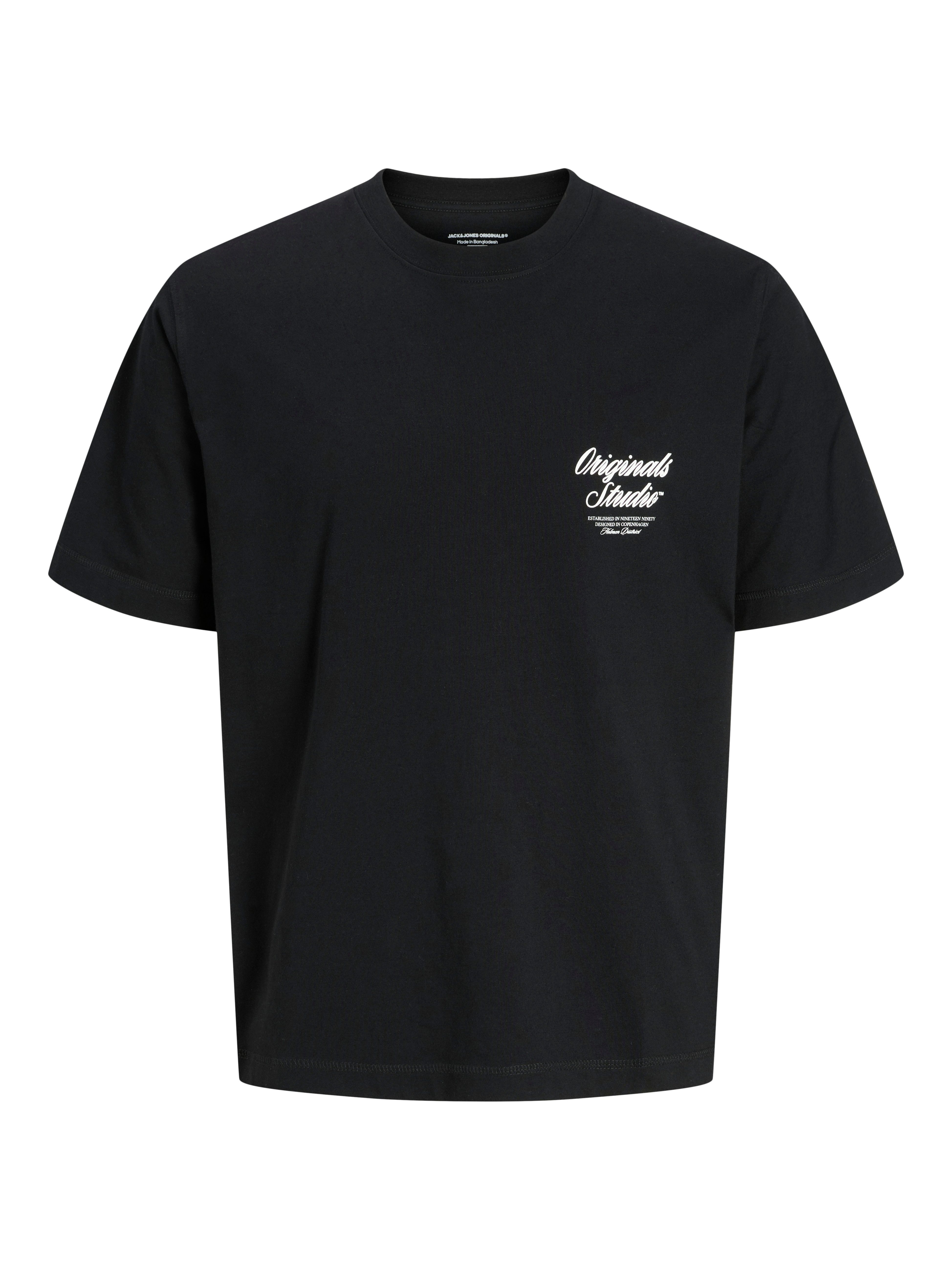 Jack & Jones Shirt met korte mouwen JORNORREBRO TYPO TEE SS CREW NECK NOOS
