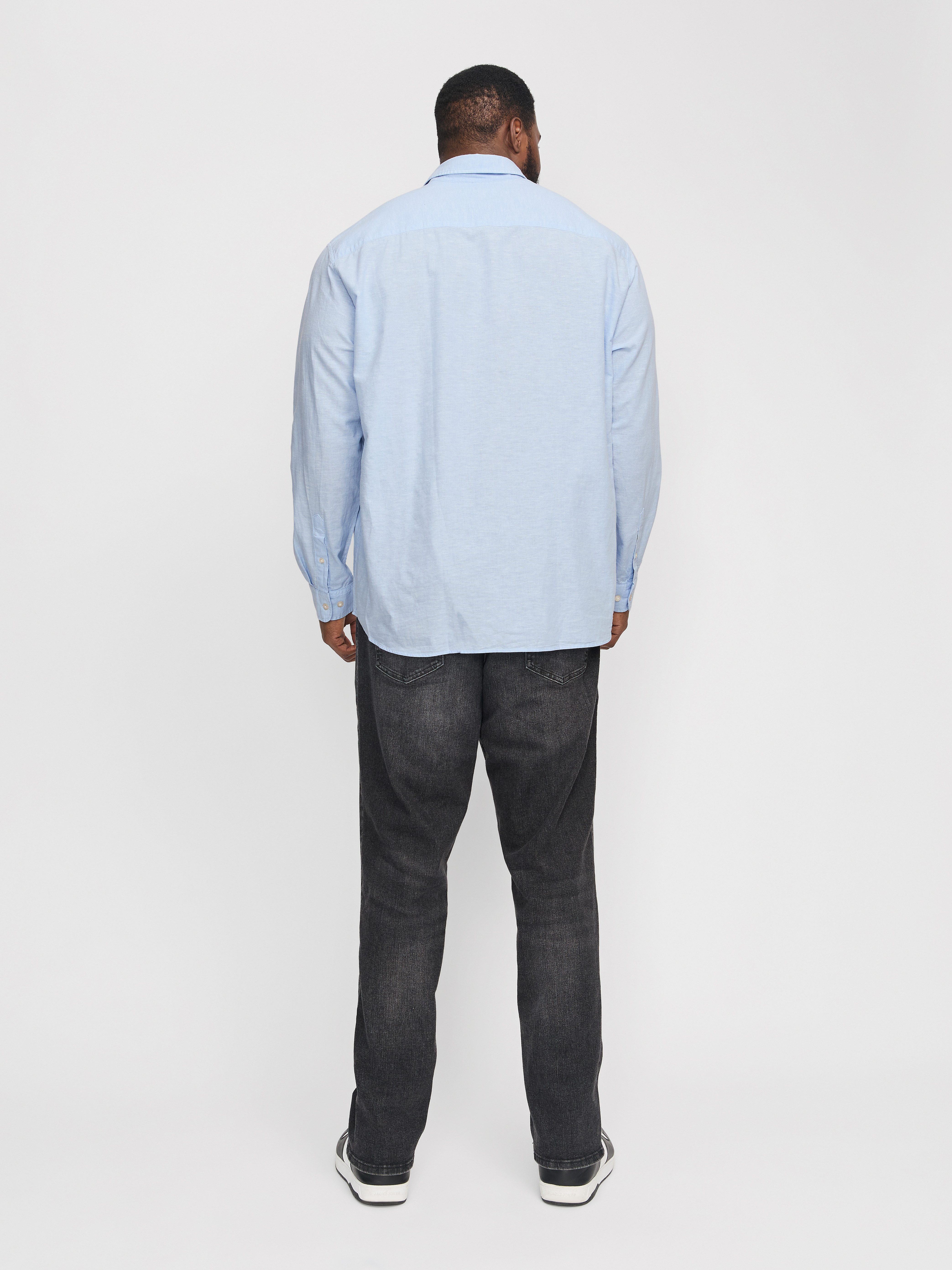 Jack & Jones PlusSize Overhemd met lange mouwen JJEBREEZE SHIRT LS SN PLS