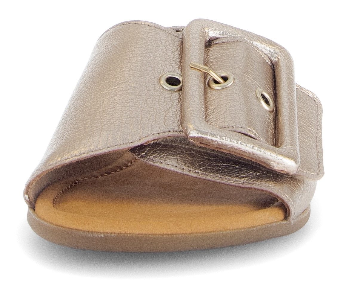 Gabor Slippers Rhodos , blokhak, zomerschoen, comfortabele schoen in breedte g (= breed)