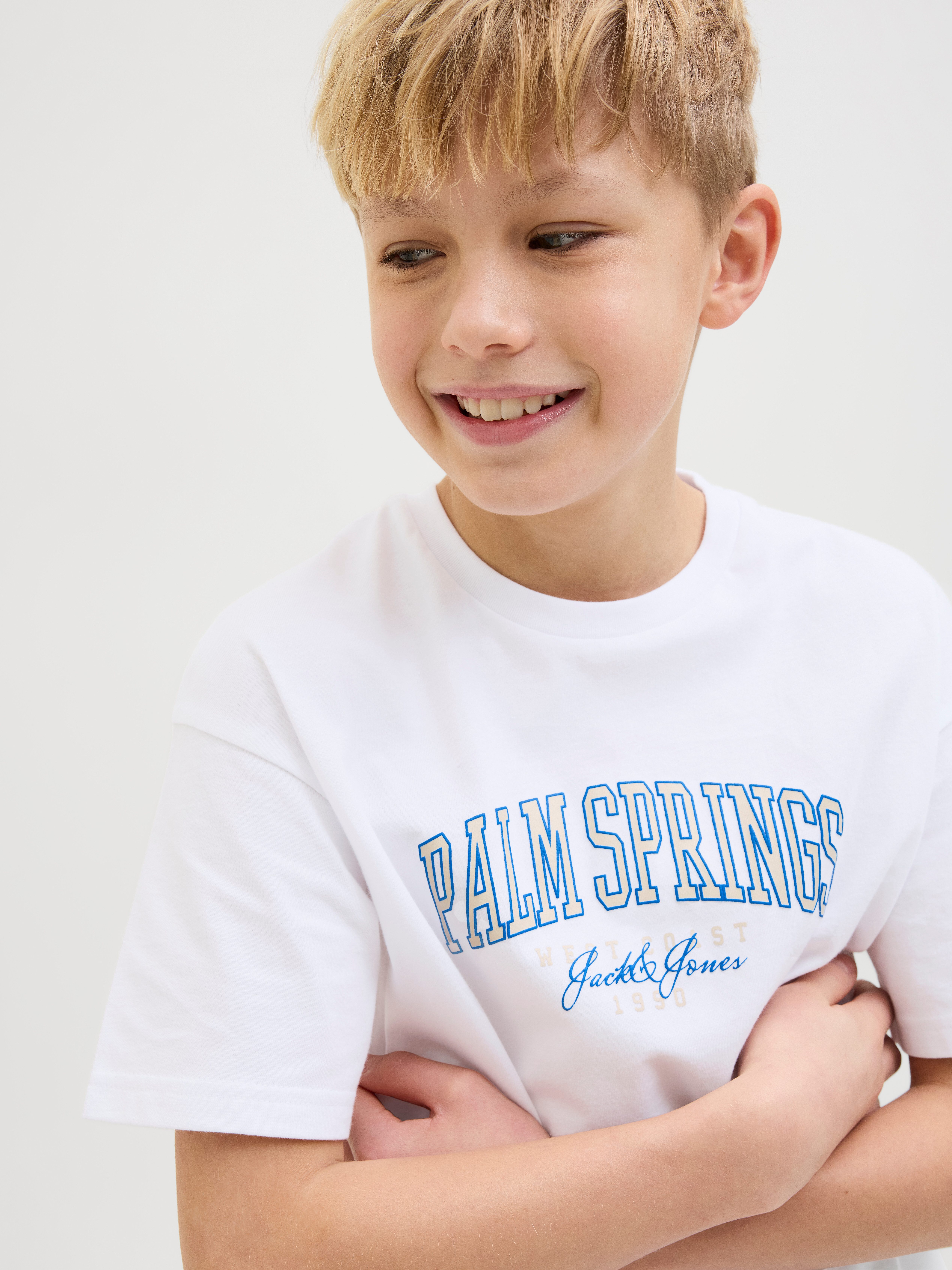 Jack & Jones Junior T-shirt JJDETROIT TEE SS CREW NECK JNR