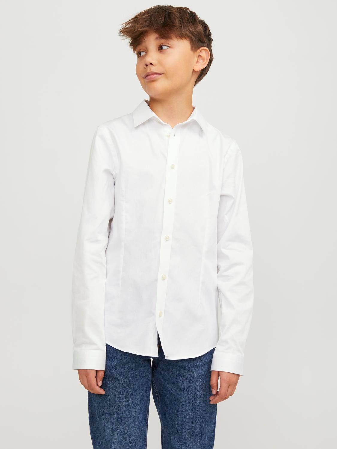 Jack & Jones Junior Overhemd met lange mouwen JPRPARMA SHIRT L/S NOOS JNR