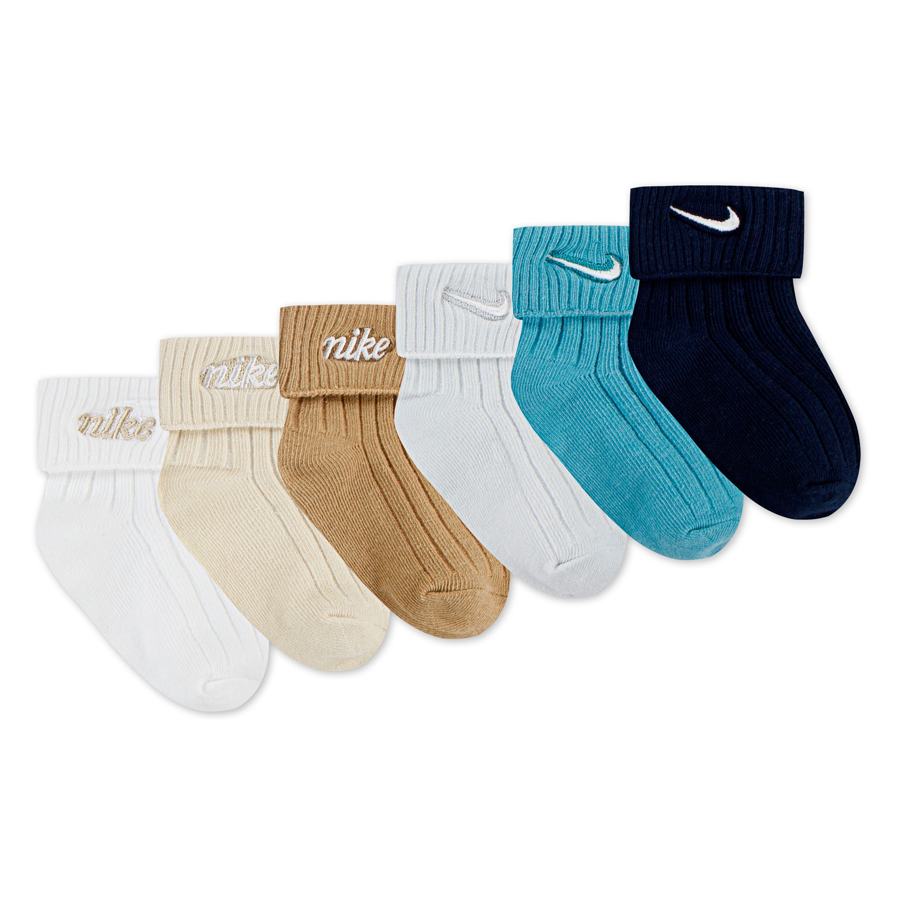 Nike Sportswear Sokken NHN 6PK RIB TURNCUFF INF SOCK für Kinder (6 paar)