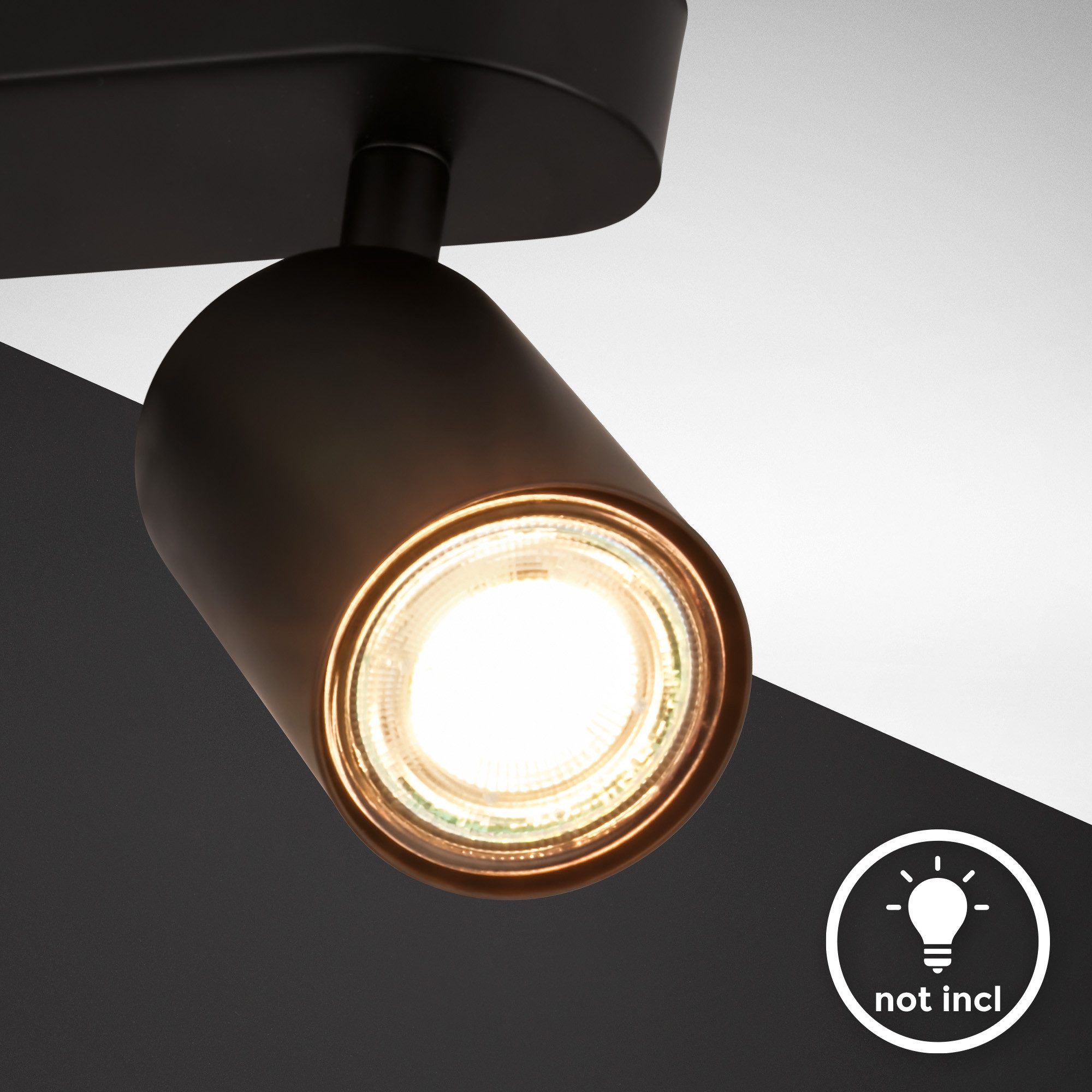 B.K.Licht Plafondspot Kantelbare plafondlamp, GU10 plafondlamp