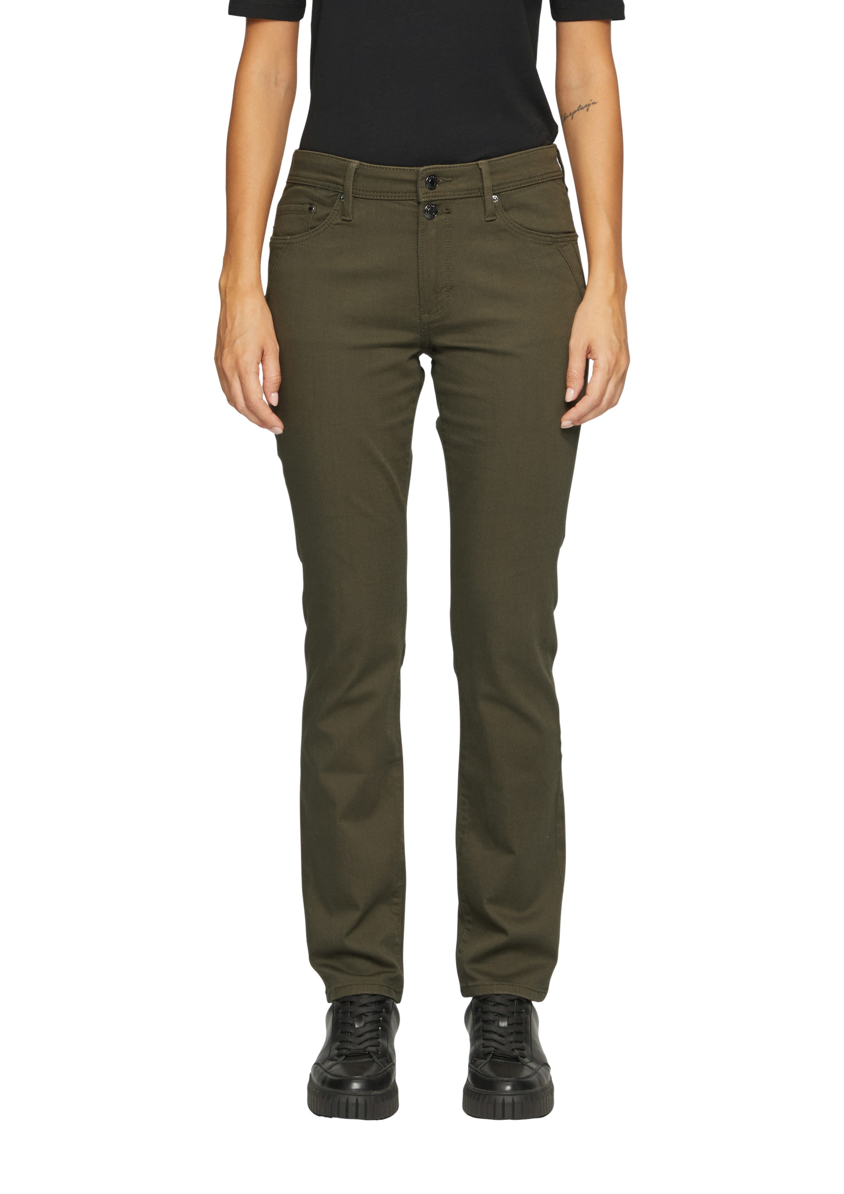 s.Oliver Slim fit jeans BETSY in five-pocketsstijl dames slim fit jeans maat 44 groen