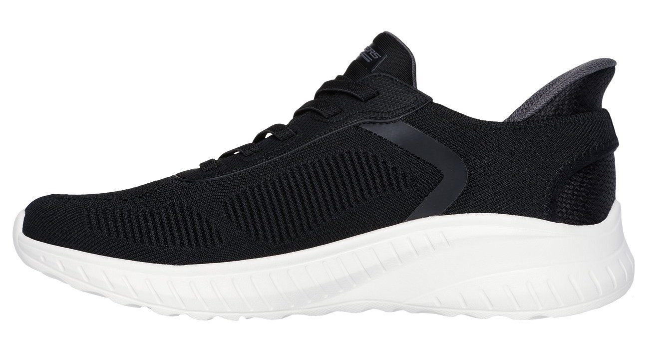 Skechers Slip-on sneakers BOBS SQUAD CHAOS-SOLID STEP , instapschoen, slippers, sneaker om in te stappen