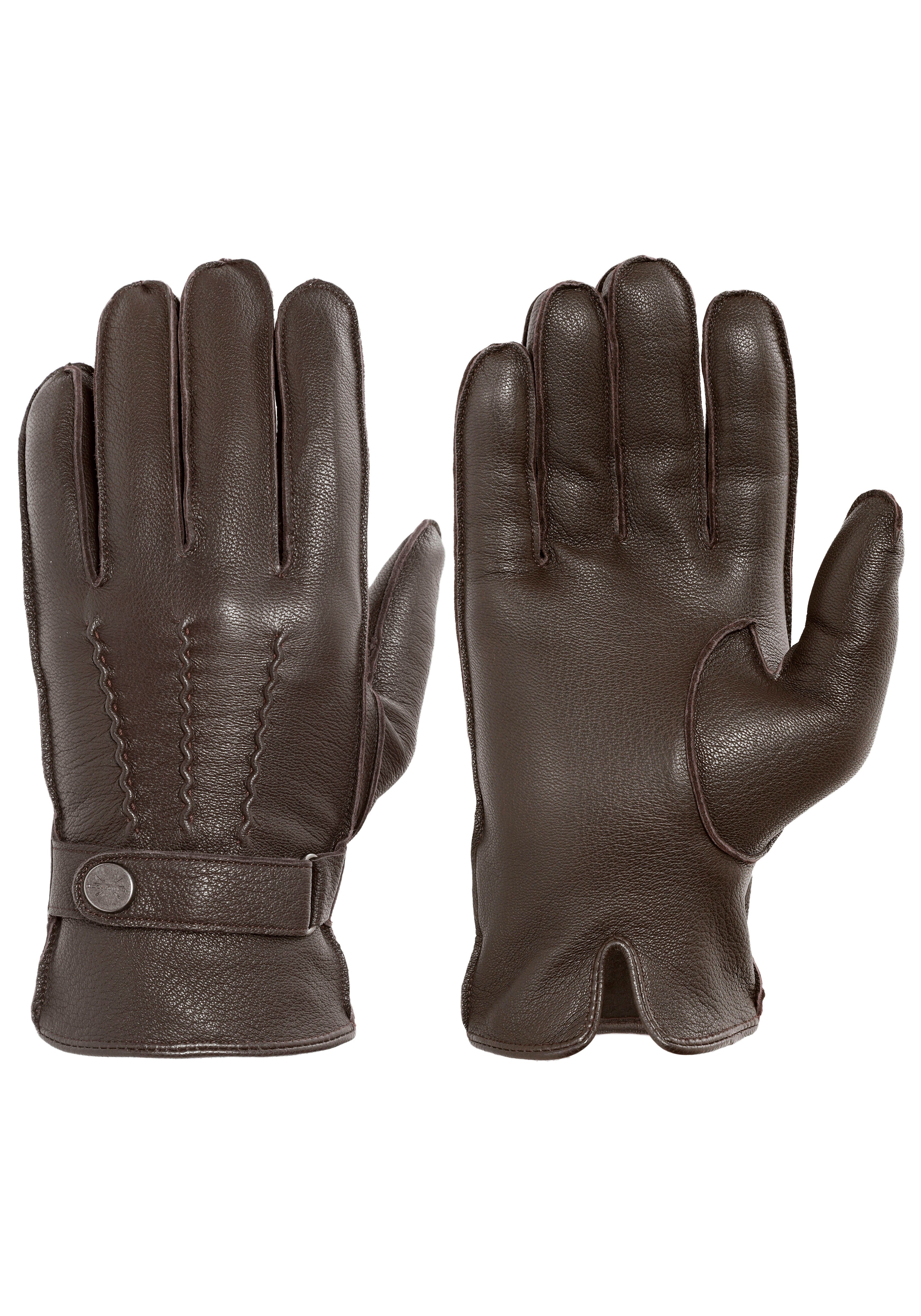 PEARLWOOD Leren handschoenen Planar Verstelbare leren riem