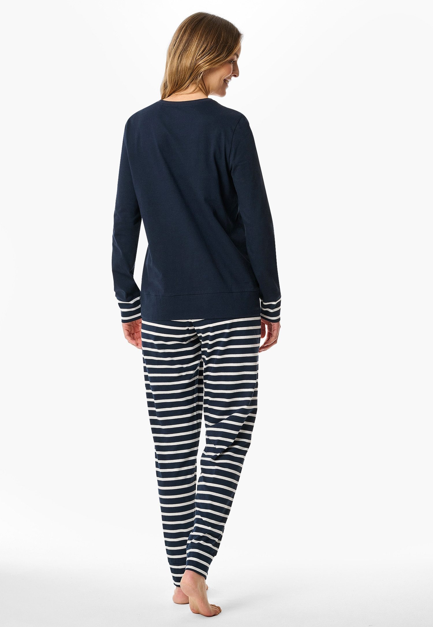 Schiesser Pyjama Casual Essentials met comfortabele boorden (2-delig)