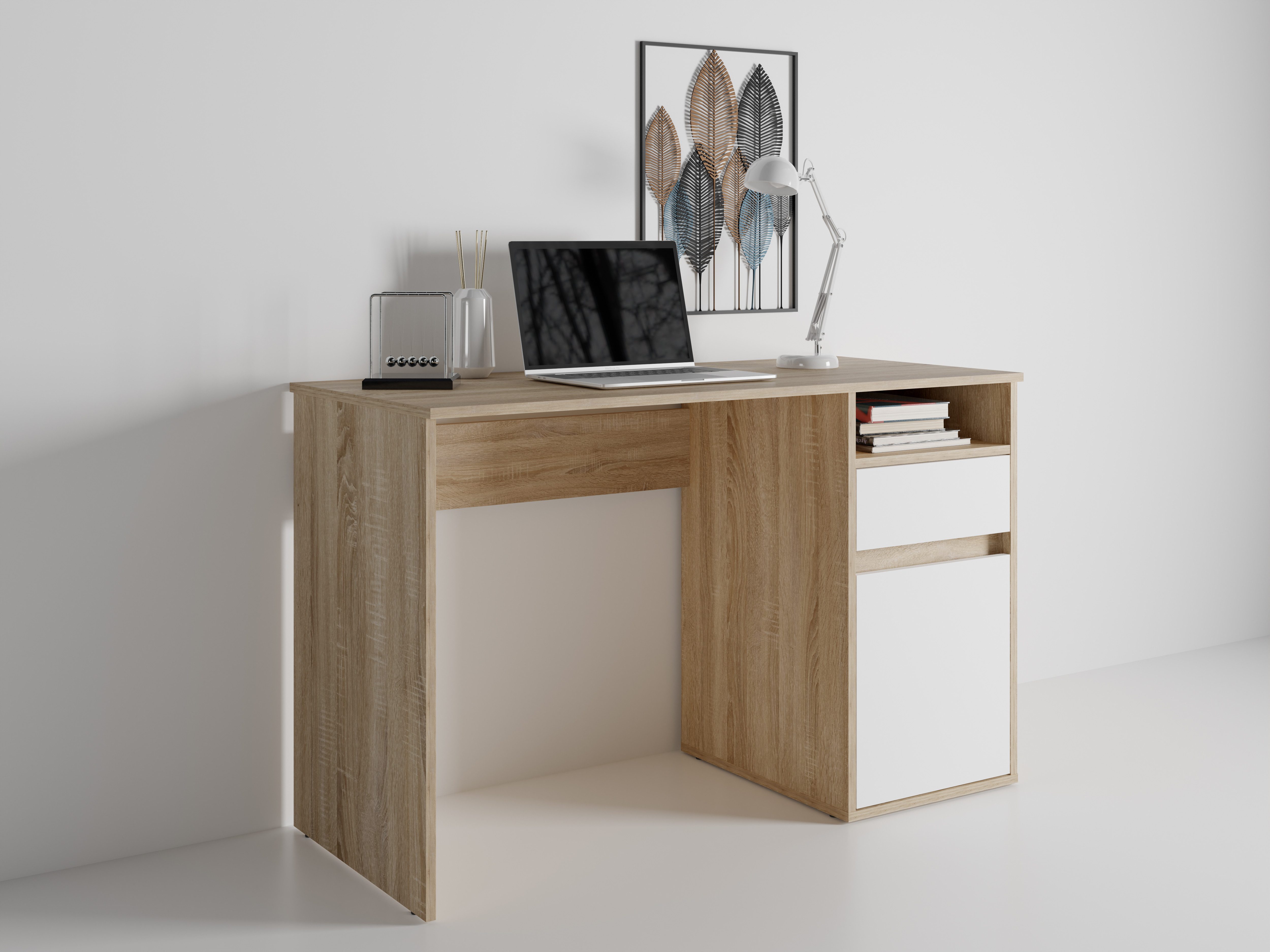 INOSIGN Bureau TINSLEY met lade en deur, breedte 120 x 53 cm