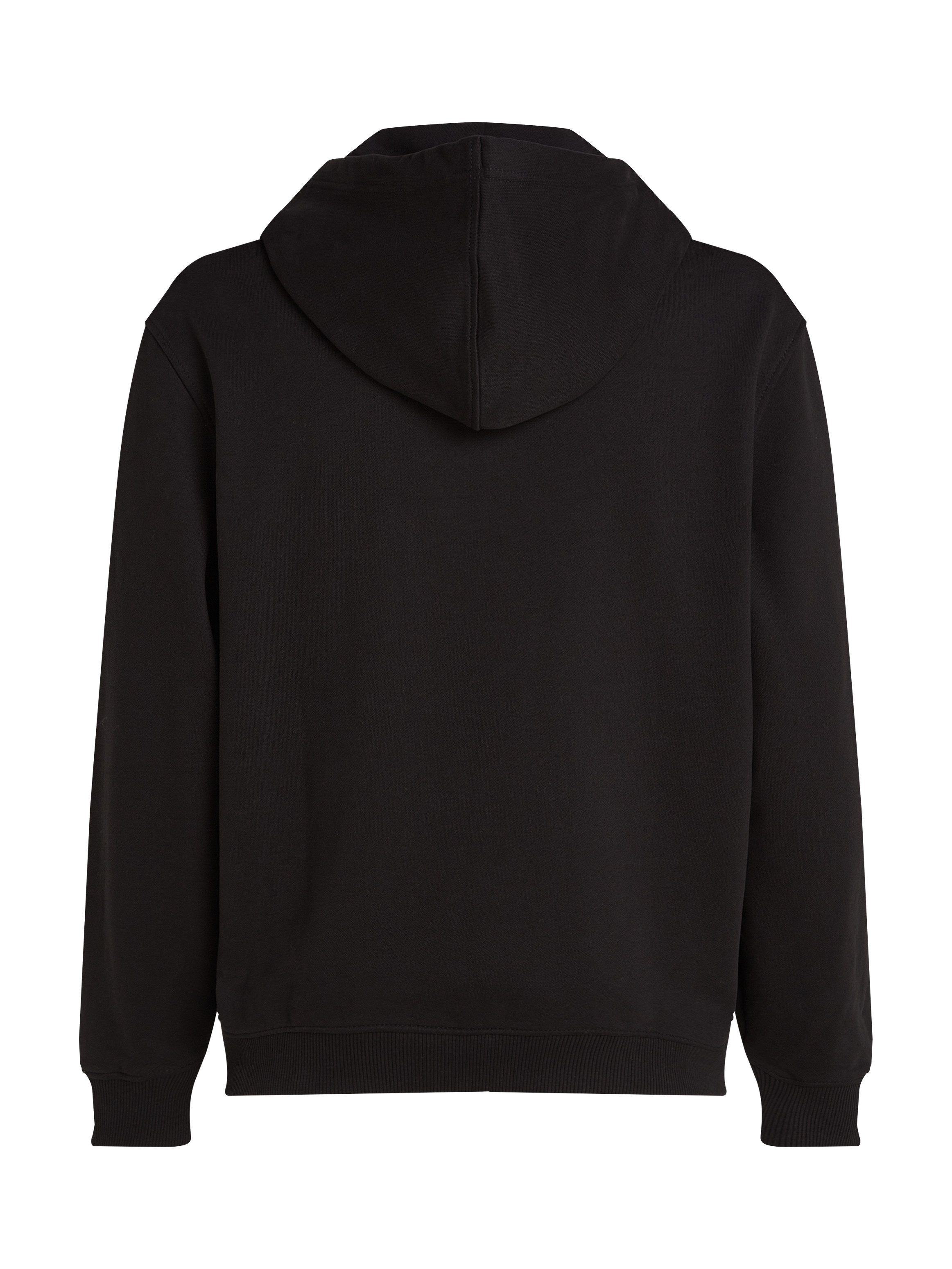 Calvin Klein Sweatvest WOVEN LABEL ZIP THROUGH HOODIE