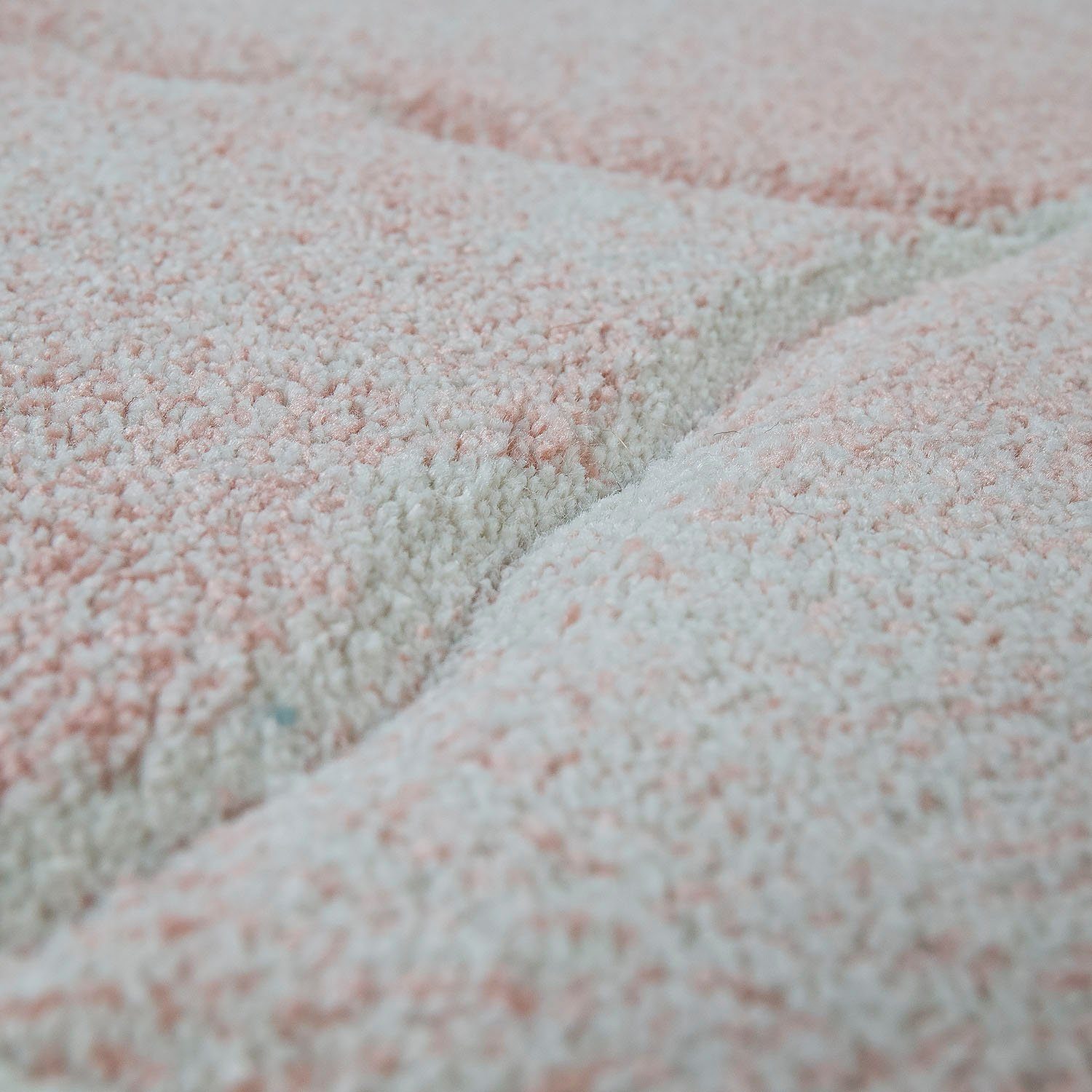 Paco Home Loper Lara 241 Korte pool, pastelkleuren, met de hand gesneden reliëfpatroon