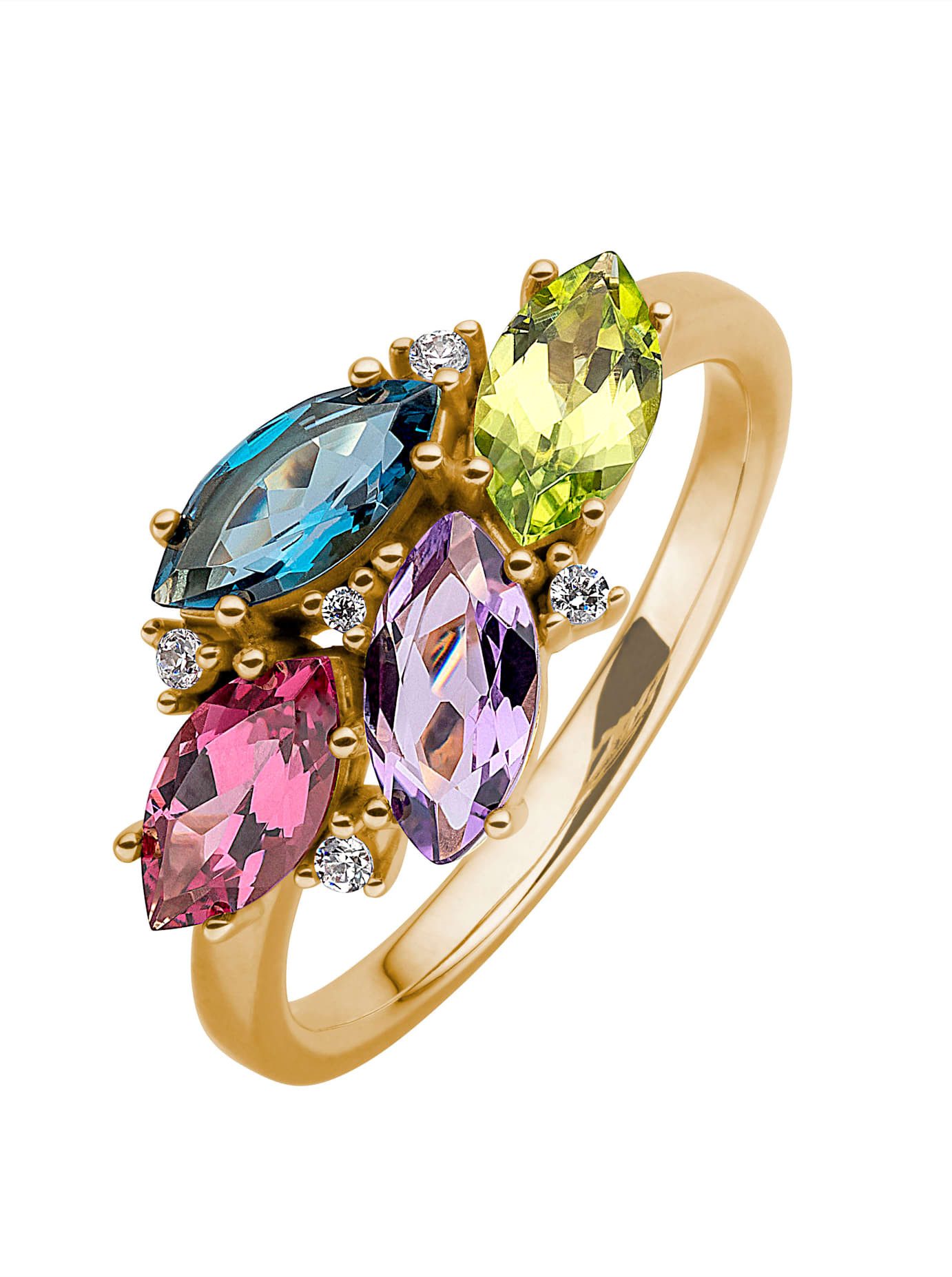 Lady Ring (1-delig) dames ringen maat 18 goud