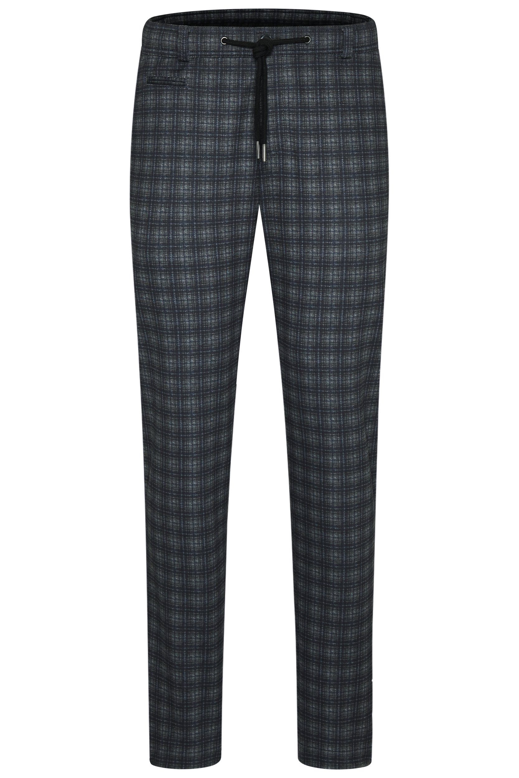 Bugatti Chino met meerkleurige ruitprints