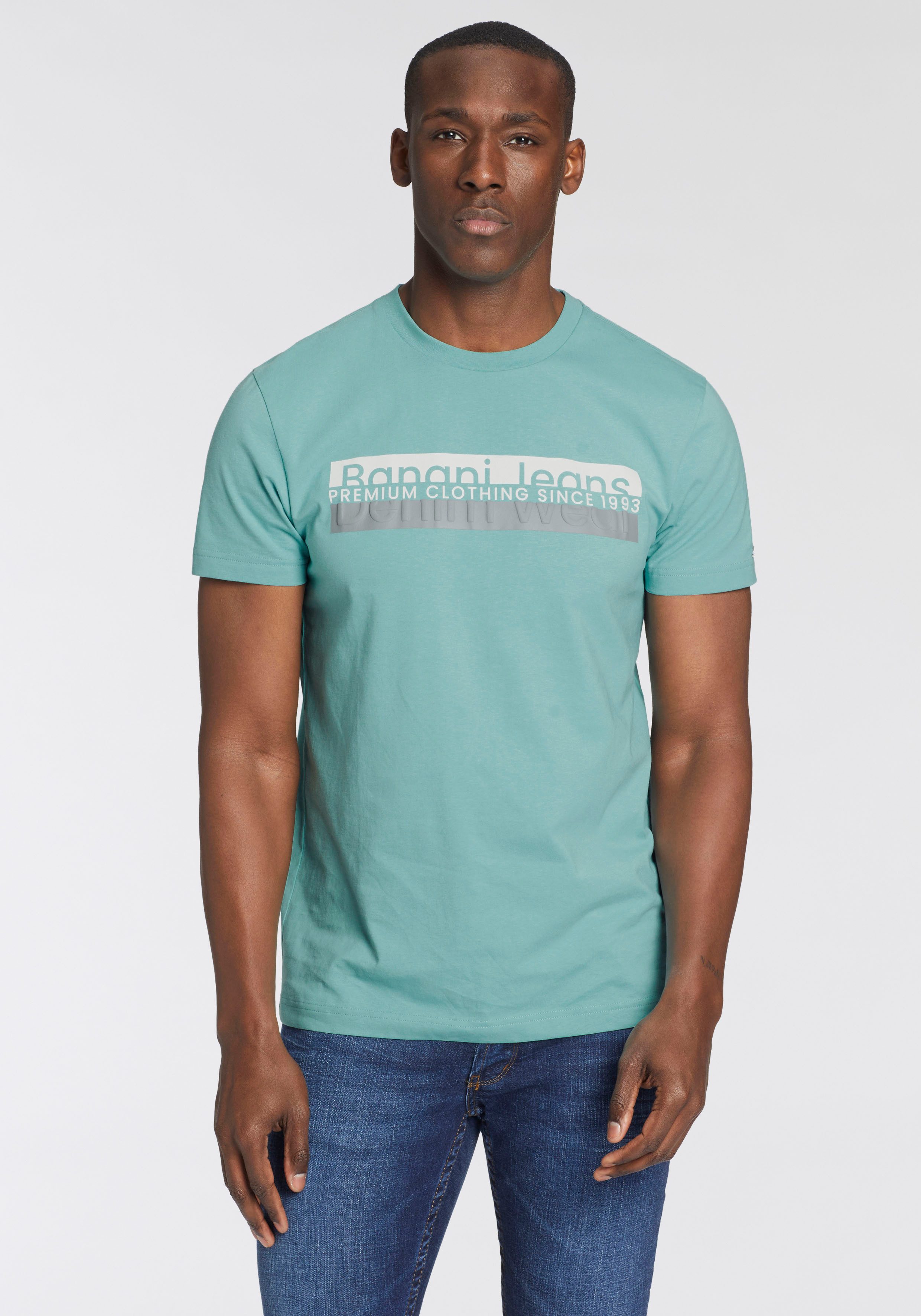 Bruno Banani T-shirt met modieuze frontprint