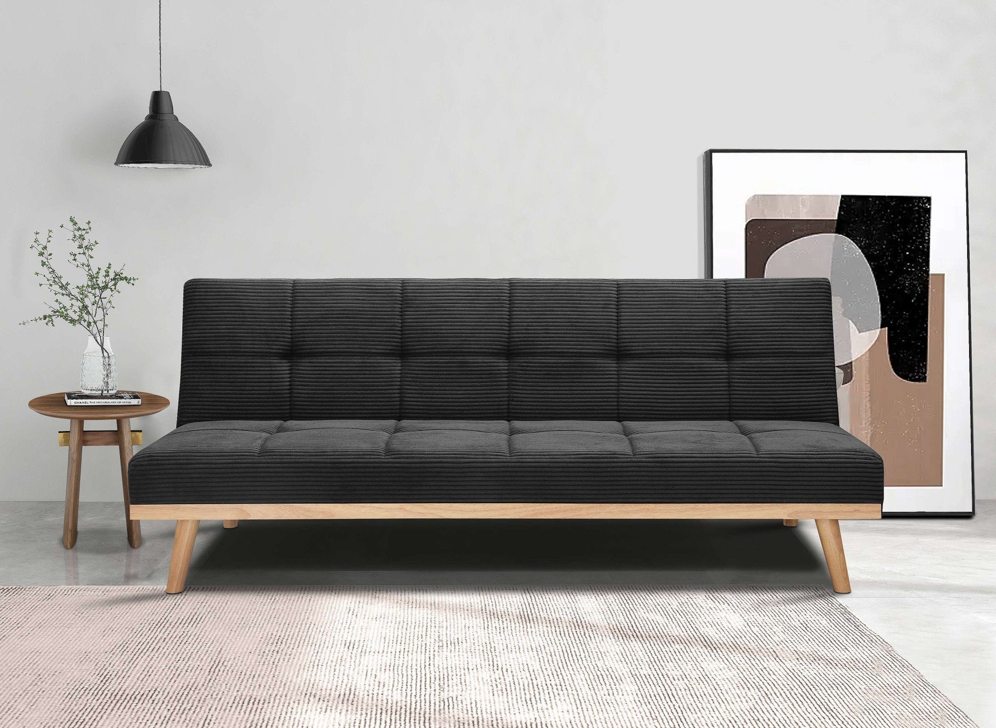 Dorel Home Slaapbank Vicky met opklapbare ligoppervlak