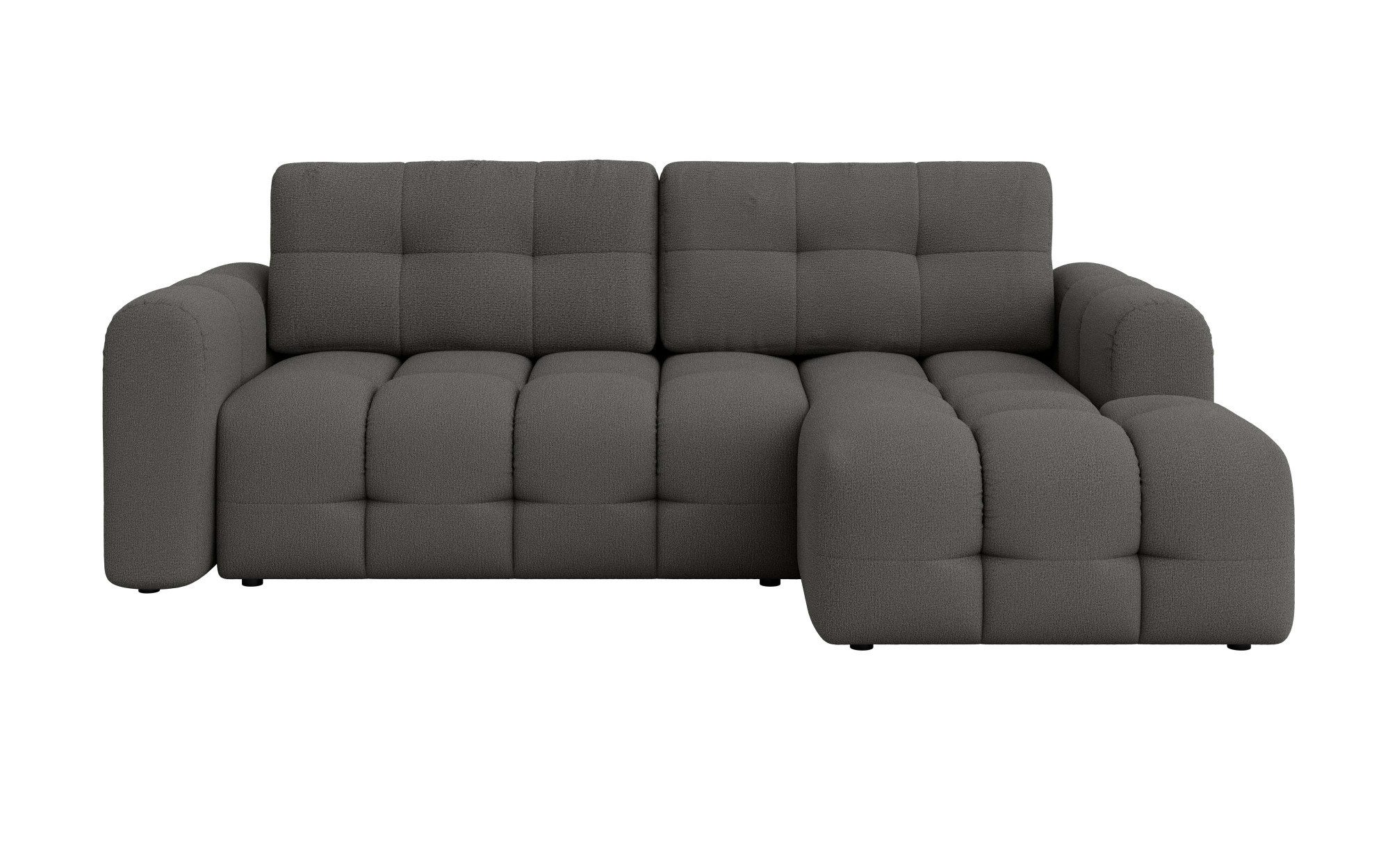 INOSIGN Hoekbank Manilla, optioneel met bedfunctie, B/D/H 265/170/91 cm L-vorm met recamiere rechts/links bestelbaar, golfondersteuning