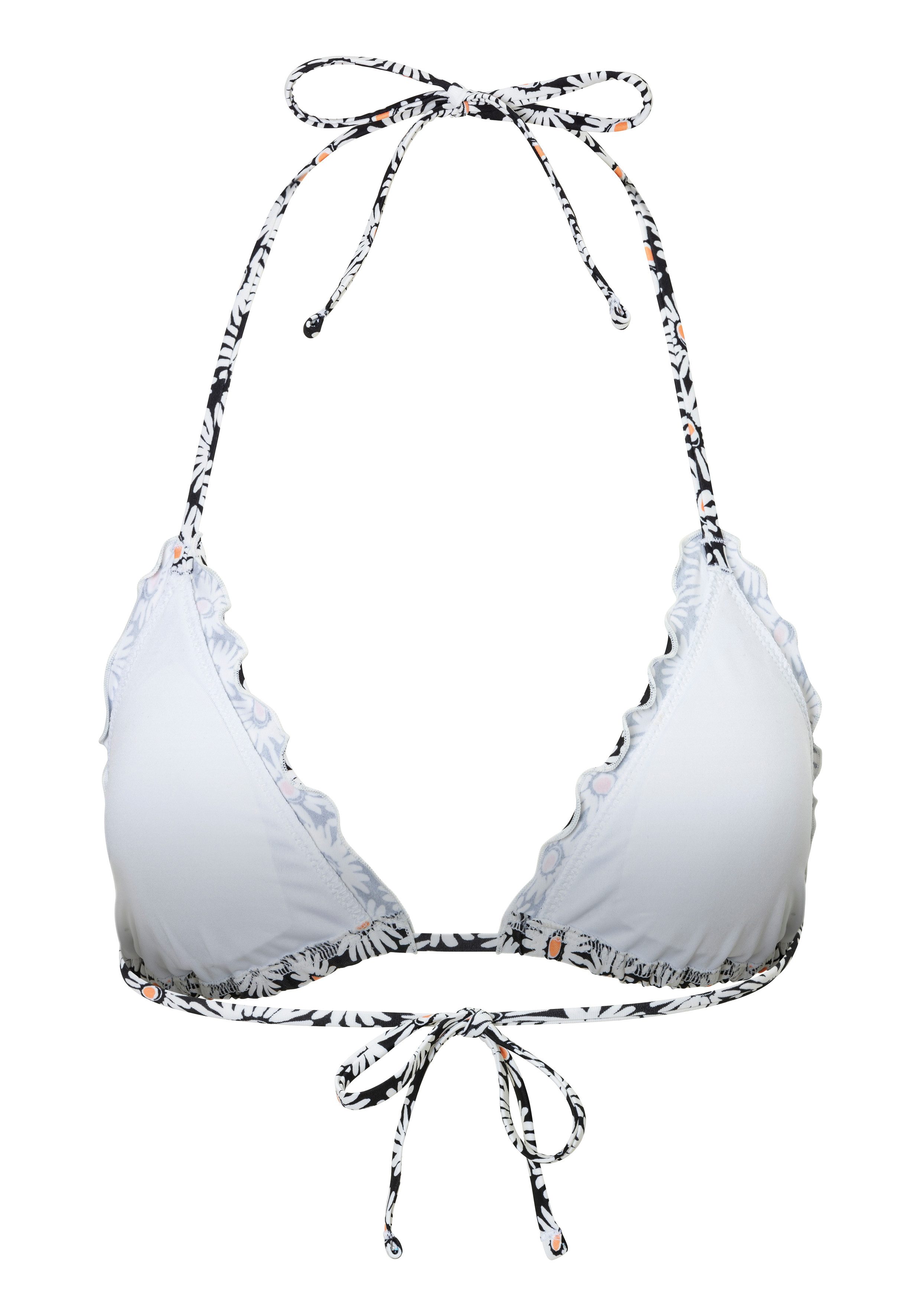 HUGO underwear Triangel-bikinitop RUFFLE T Neckholder bikinitop met ruchesrand (1 stuk)