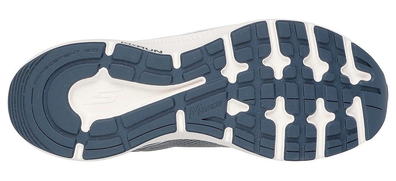 Skechers Sneakers GO RUN CONSISTENT 2.0 Retro sneaker, veterschoen met metallic details, wijdte G (=wijd)