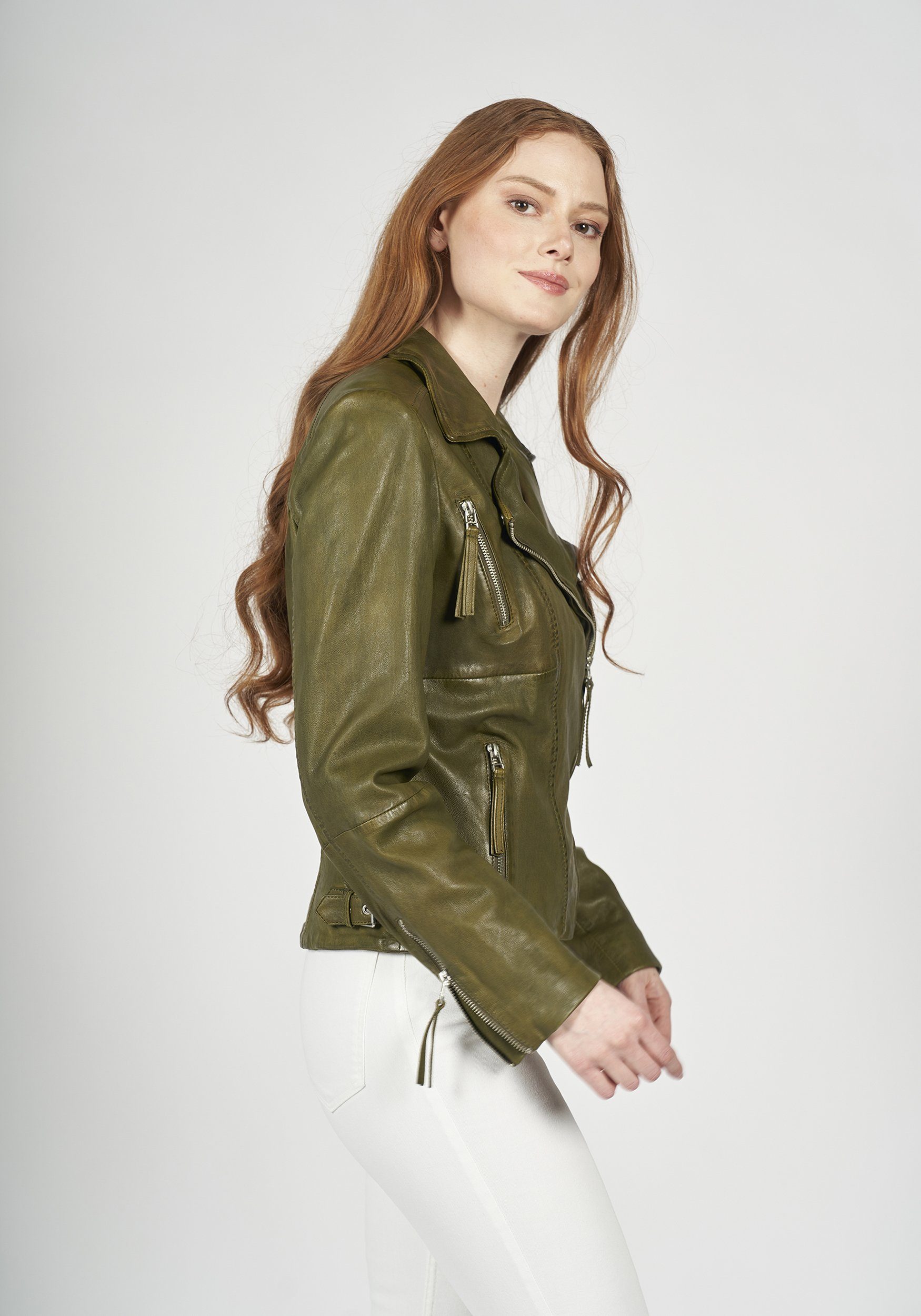 Freaky Nation Leren jack Biker Princess SR