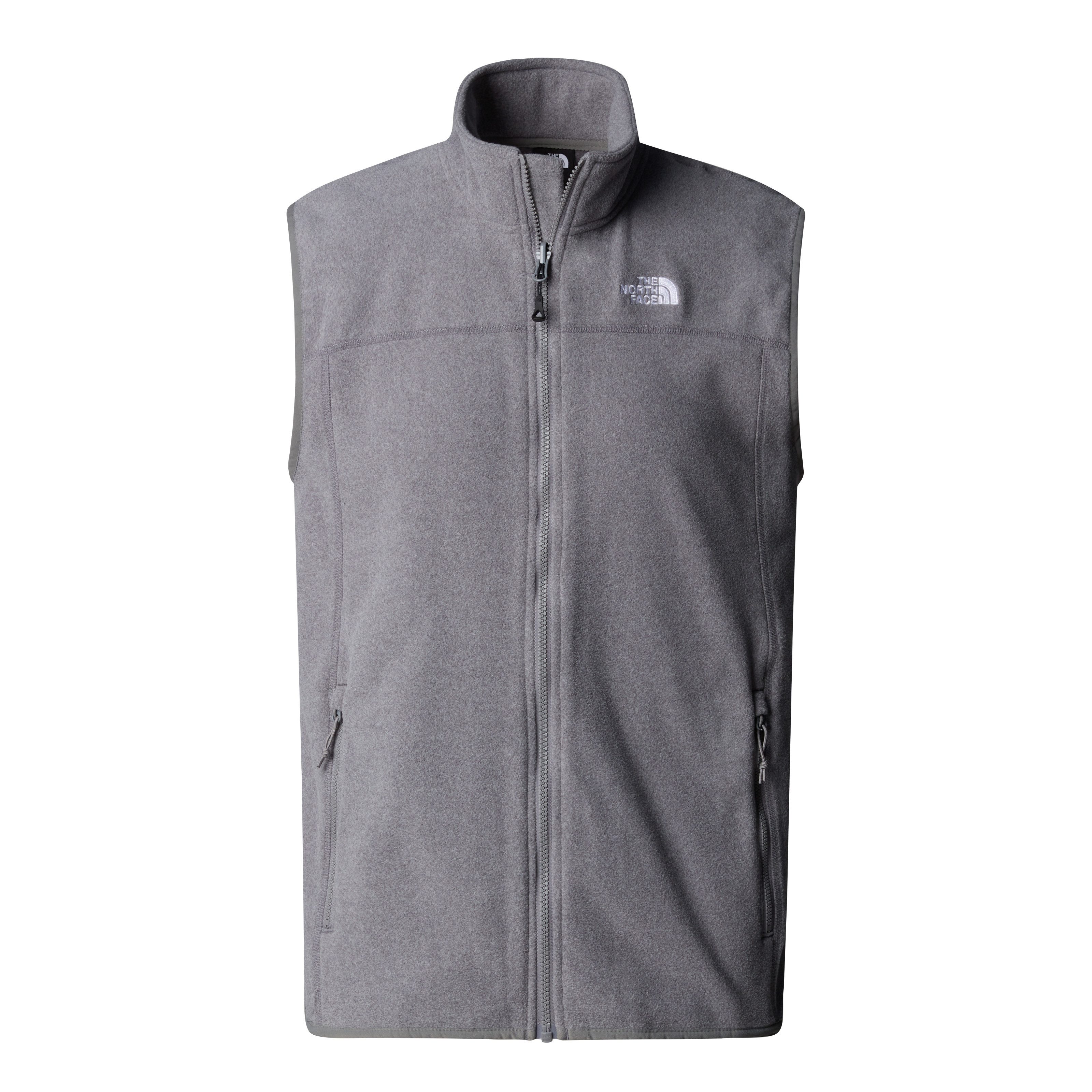 The North Face Mouwloos fleecevest 100 Glacier vest voor heren met klassieke label-borduurwerk op het sleutelbeen