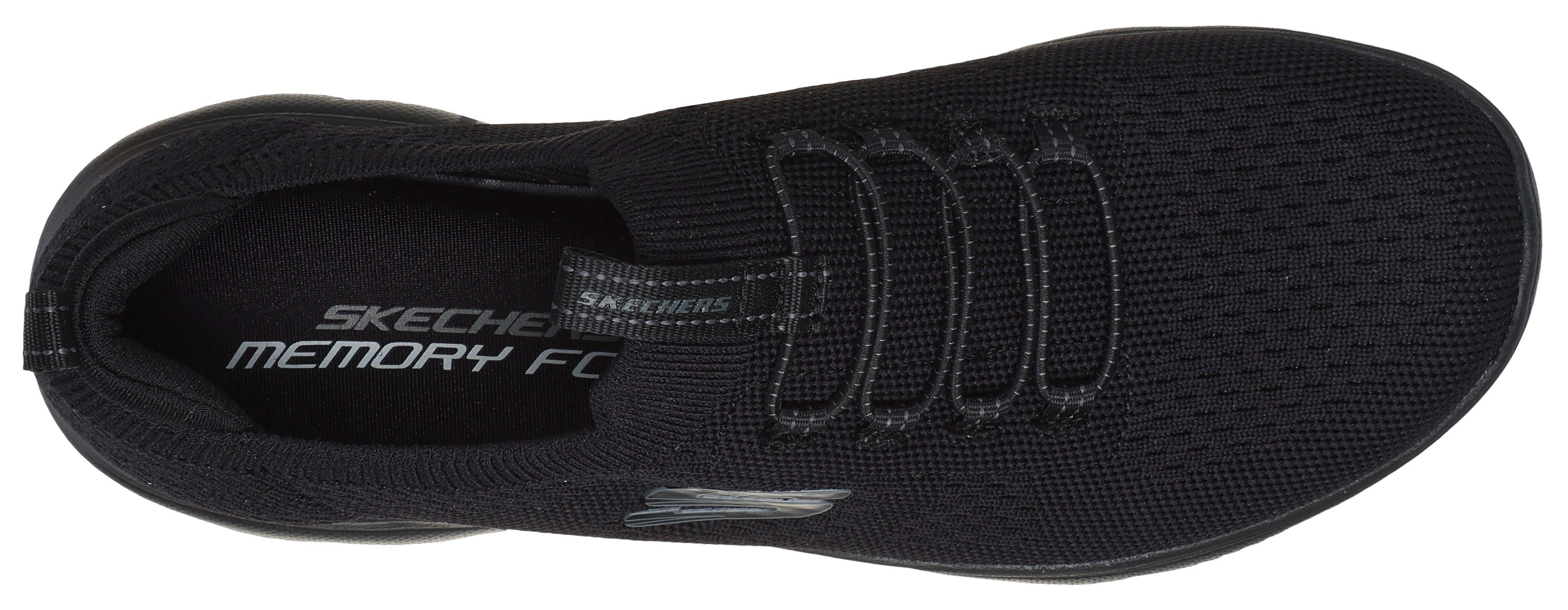 Skechers Slip-on sneakers Summits , vrijetijdsschoen, lage schoen, slipper met flexibele tractionloopzool