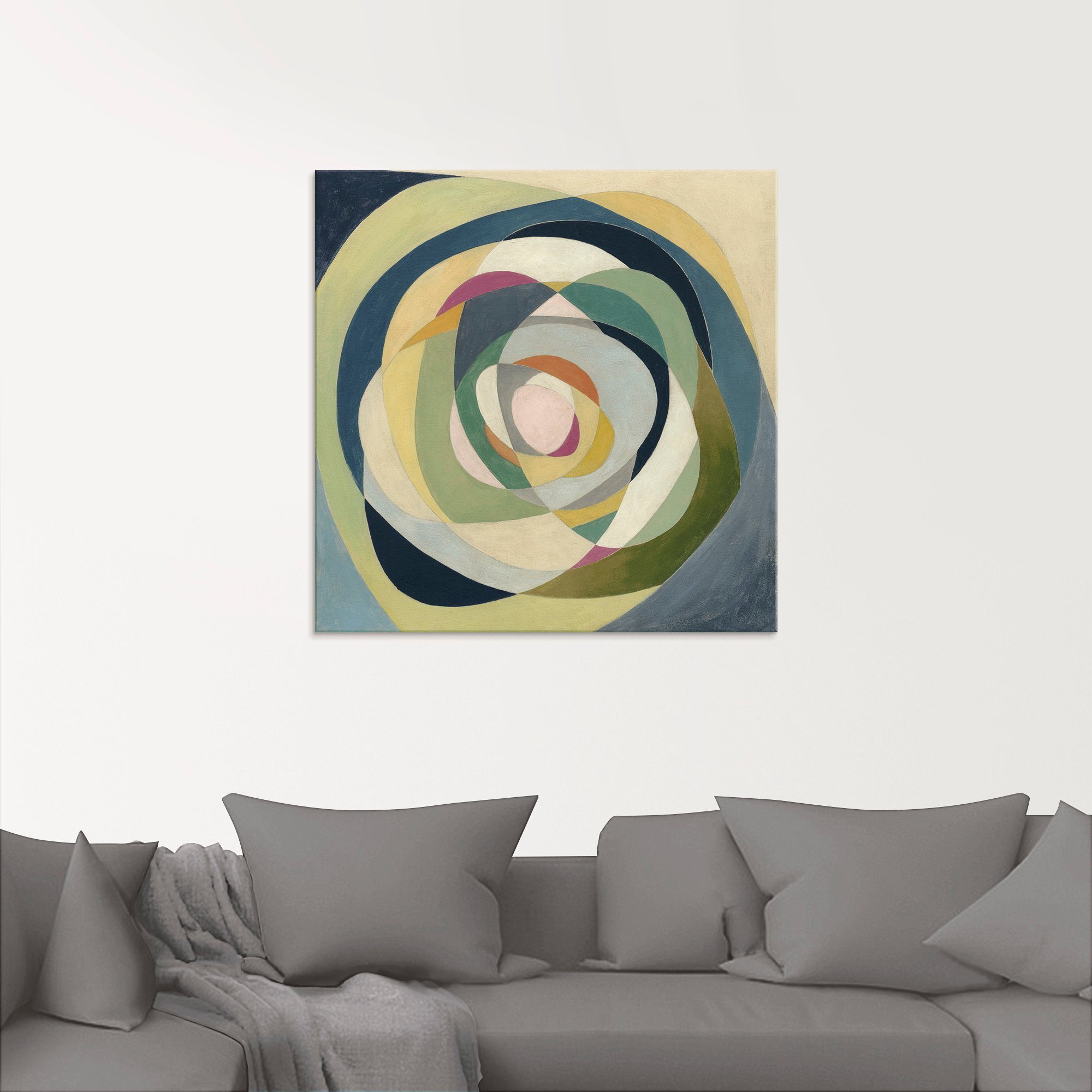 Artland Print op glas Door het glas I in verschillende maten