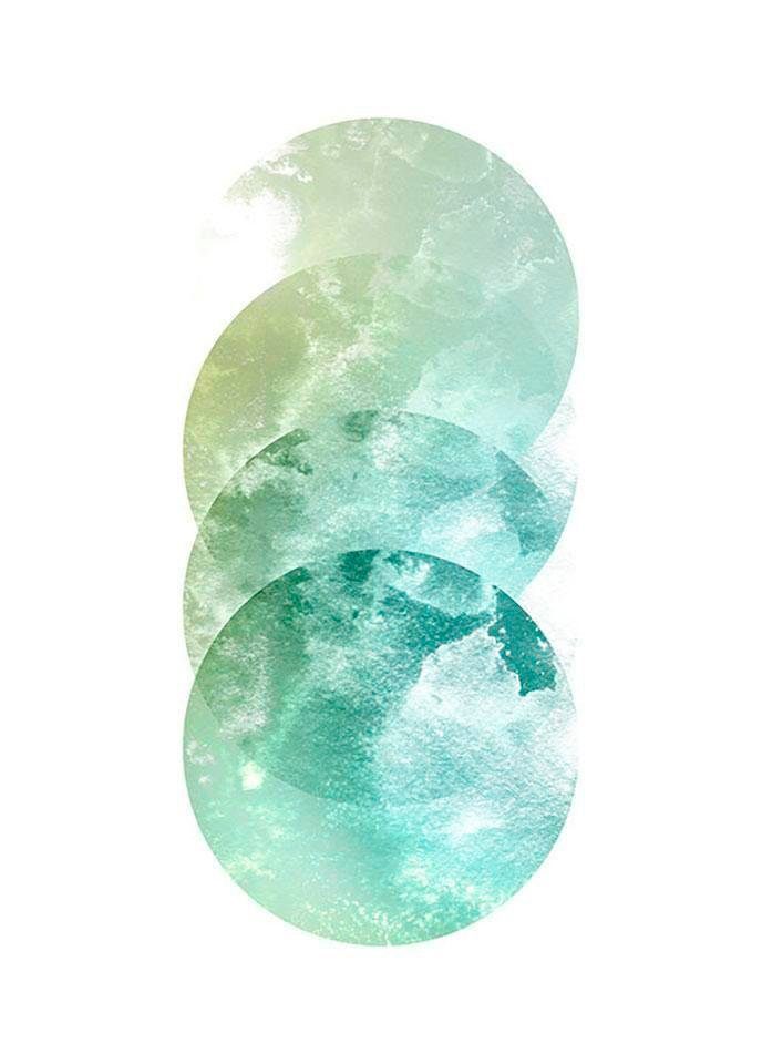 Komar Wanddecoratie Tessera Nova Wanddecoratie - zonder lijst (1 stuk)