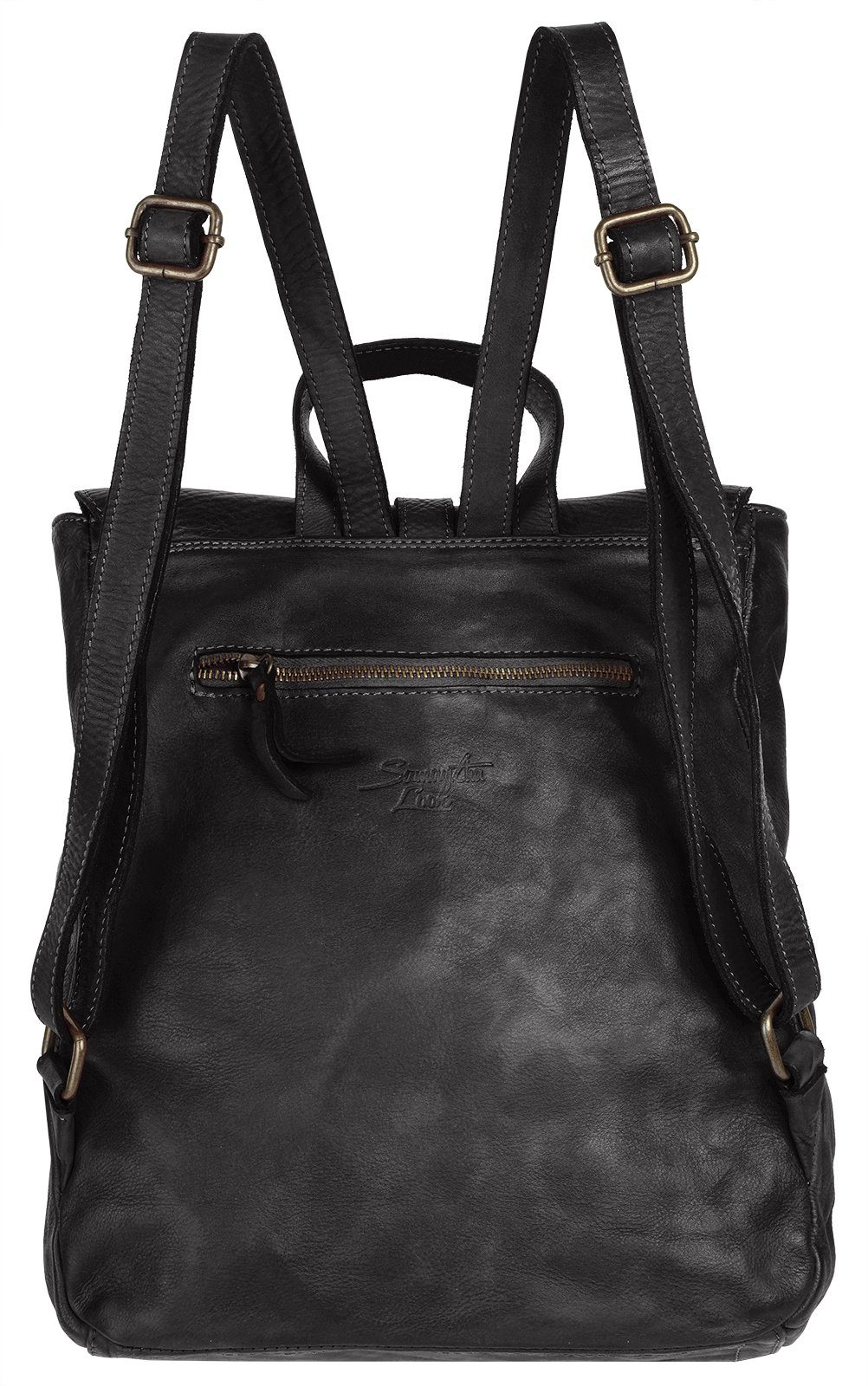 Samantha Look Rugzak echt leer, made in italy