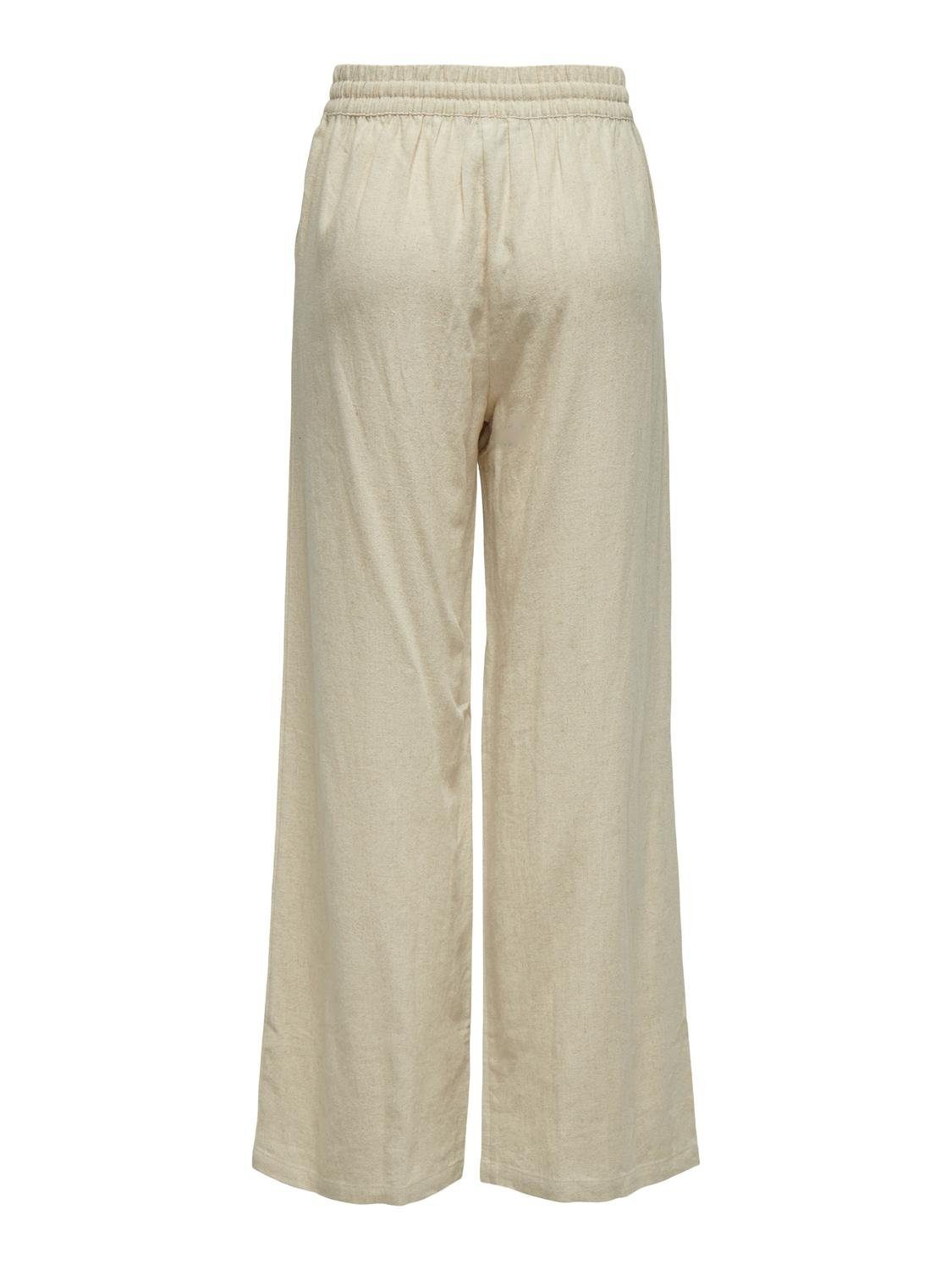 JDY Culotte JDYSAY LINEN HW WIDE PANT WVN NOOS