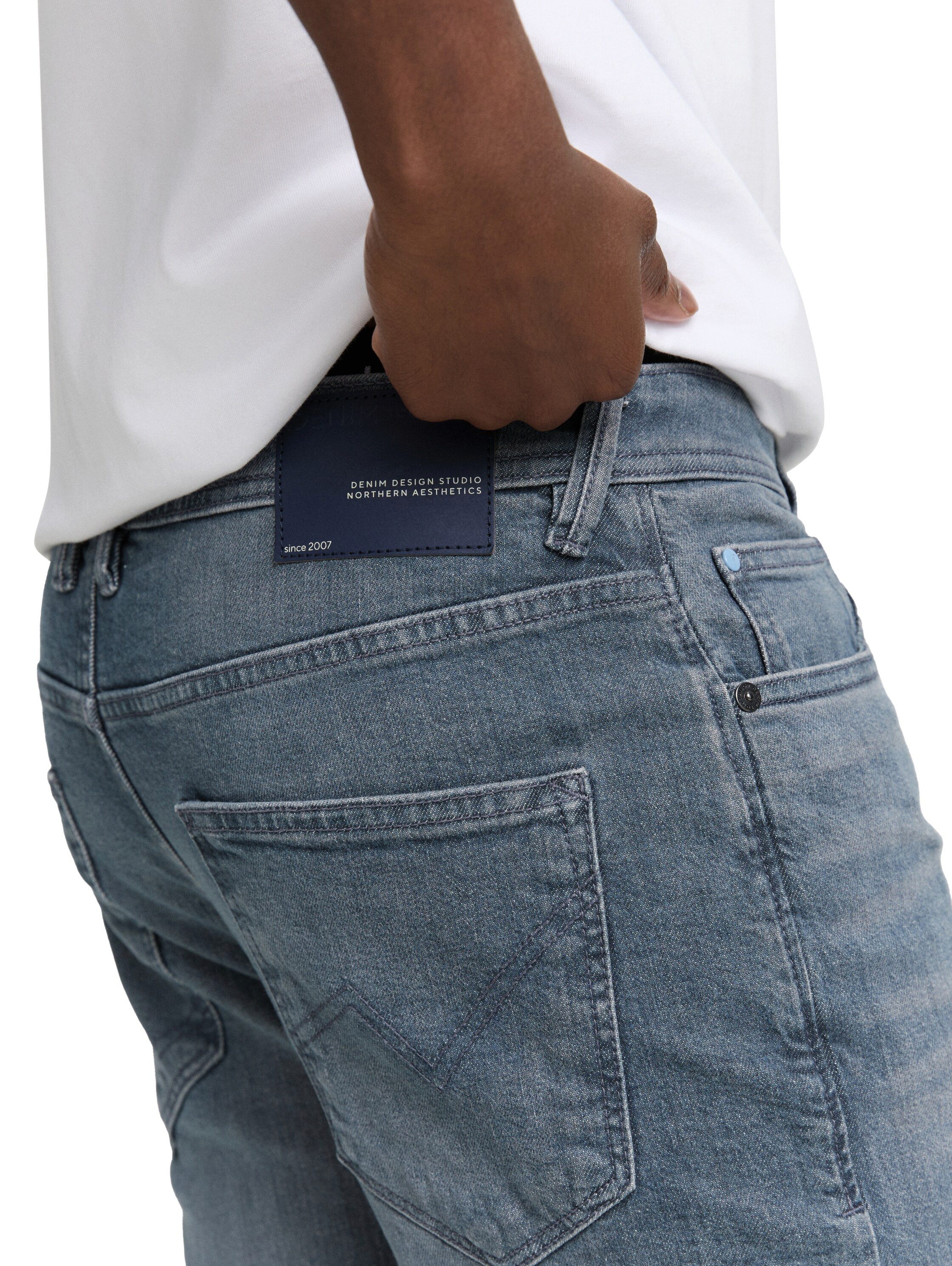 Tom Tailor Denim Tapered jeans in five-pocketsstijl