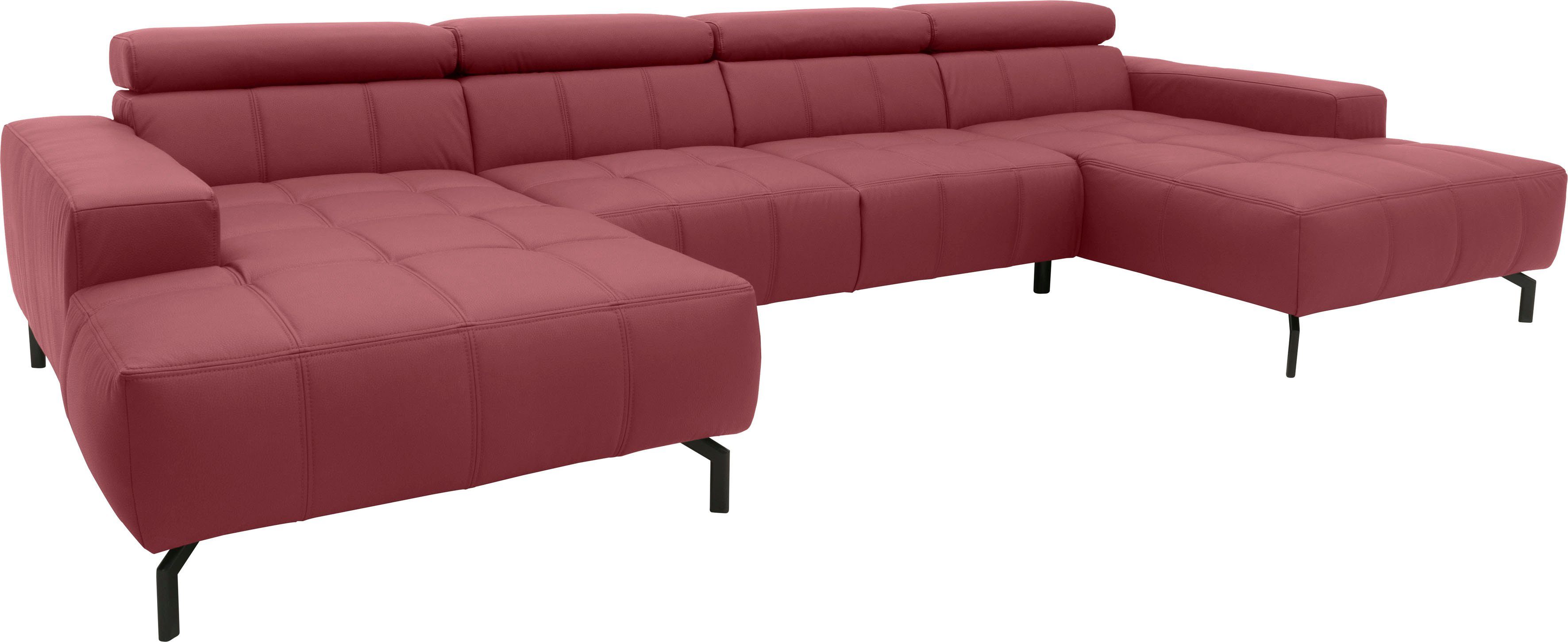 DOMO collection Zithoek Cunelli mooie zitnaden als designelement, stevige zitcomfort, U-vorm