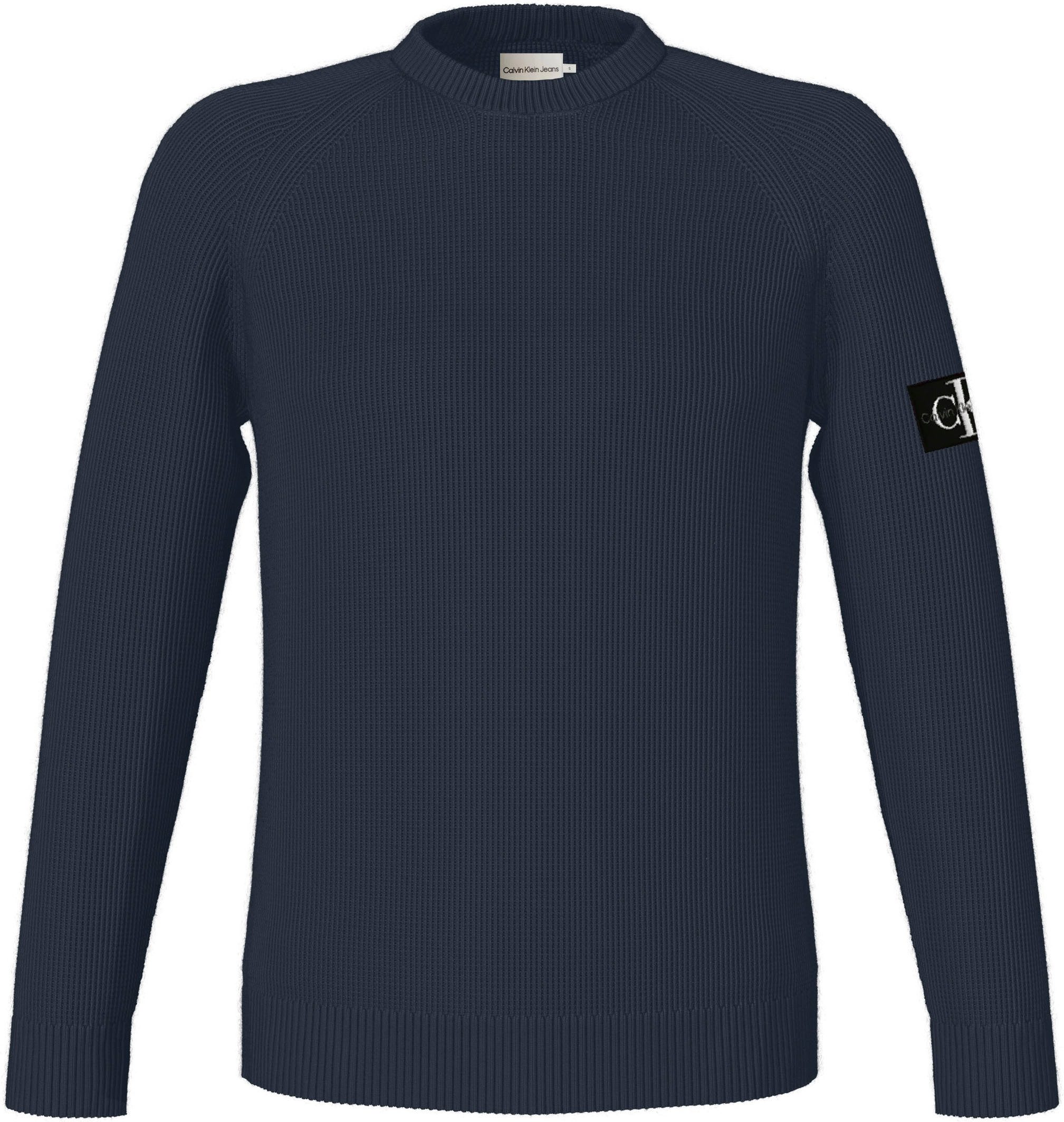 Calvin Klein Trui met ronde hals BADGE EASY SWEATER