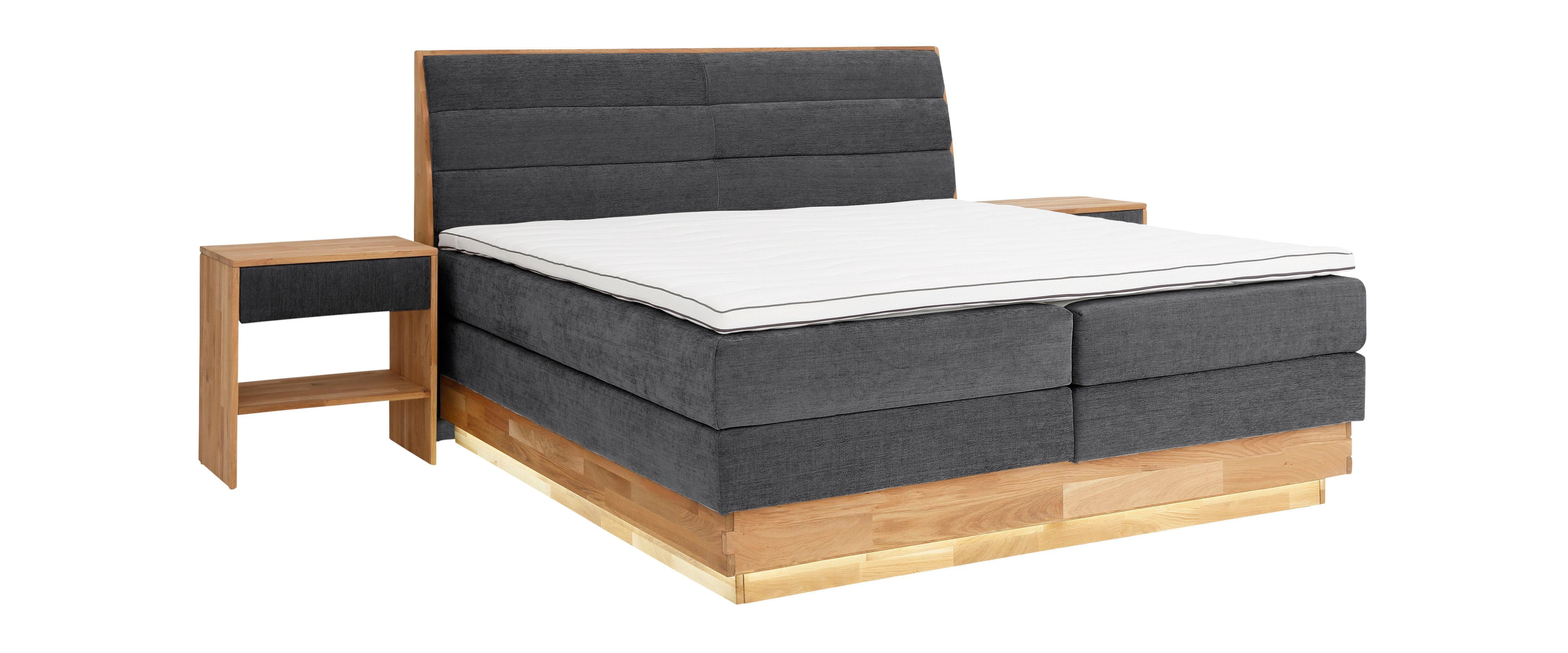OTTO products Boxspring Ledverlichting, met gecertificeerde, gerecyclede overtrekstoffen