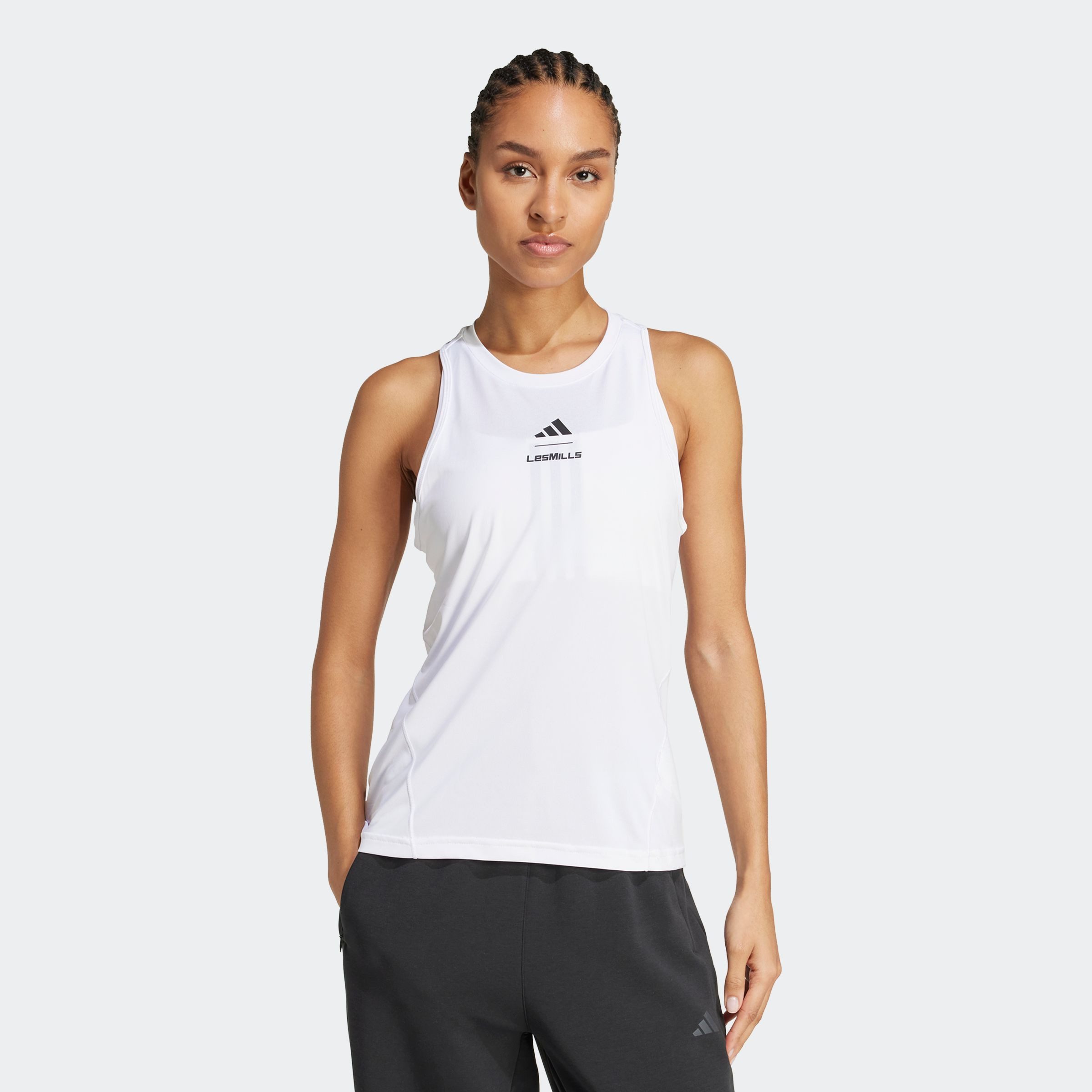 adidas Performance Tanktop W LM G TK dames tanktops maat XXL wit