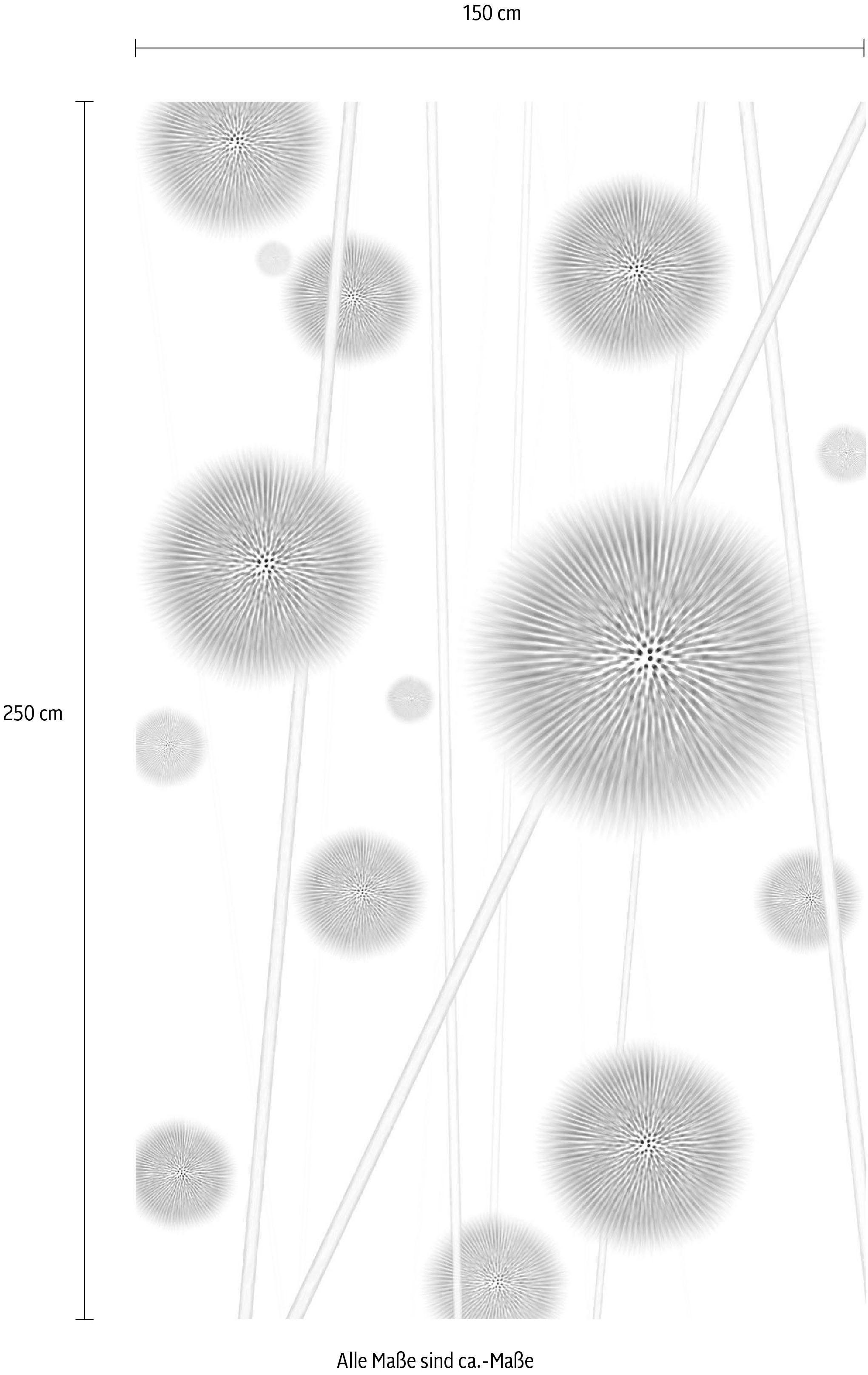 Komar Vliesbehang Digitale print vlies - Allium - Afmeting 150 x 250 cm