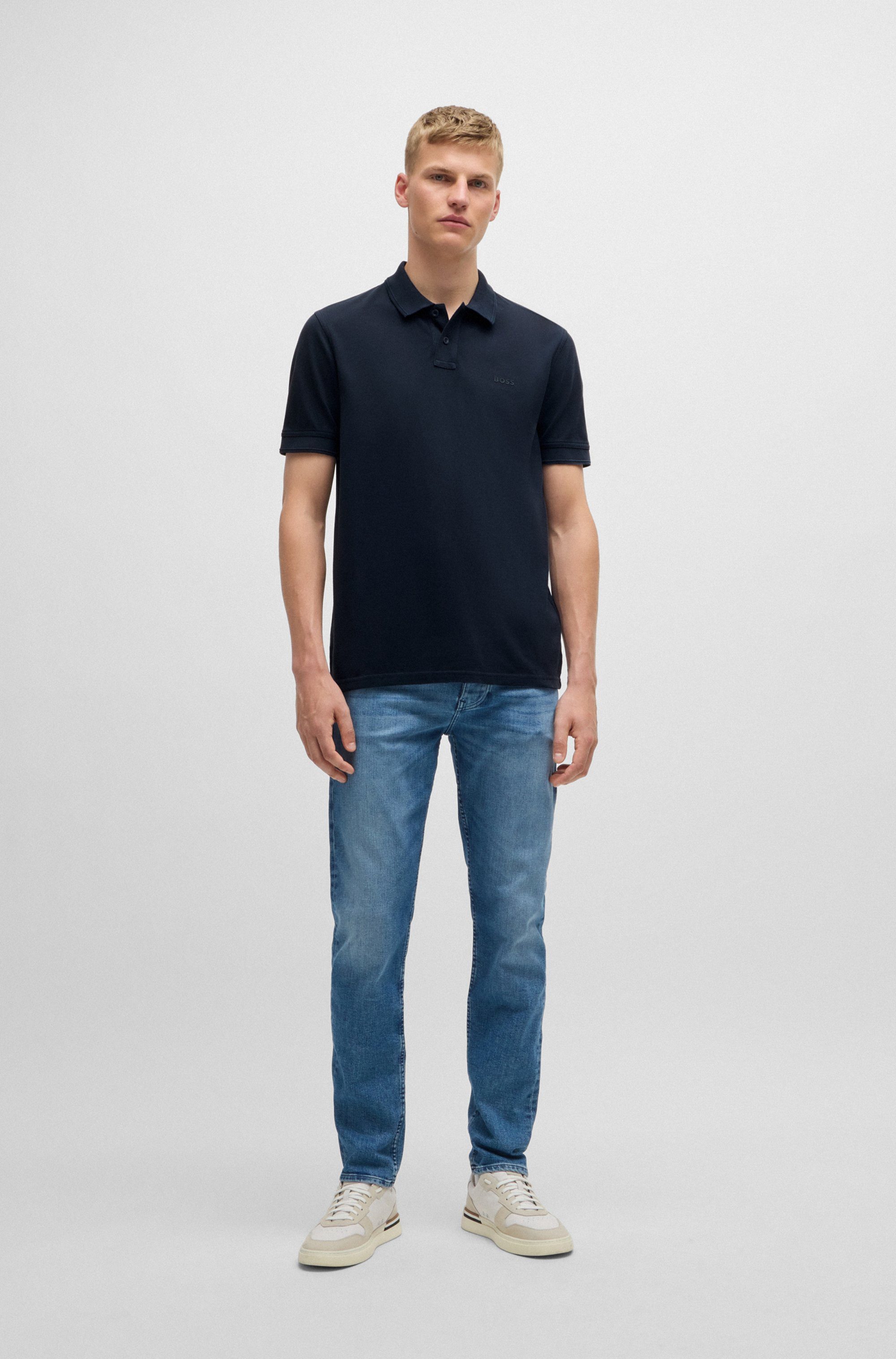 Boss Orange Poloshirt Prime met een polokraag