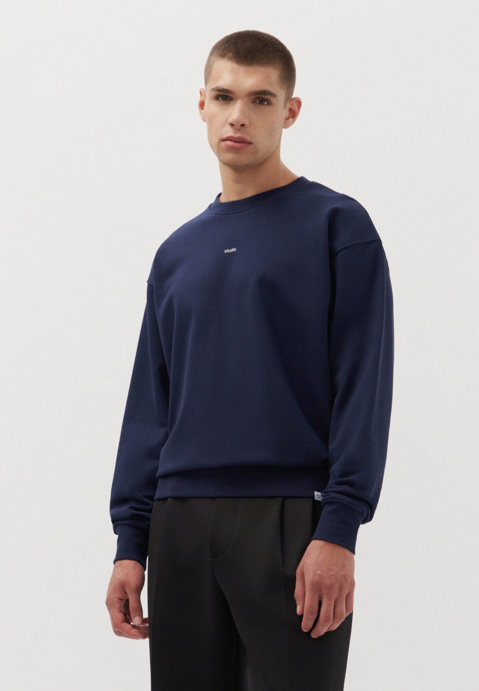 studio seidensticker Sweatshirt Studio Lange mouwen ronde hals uni