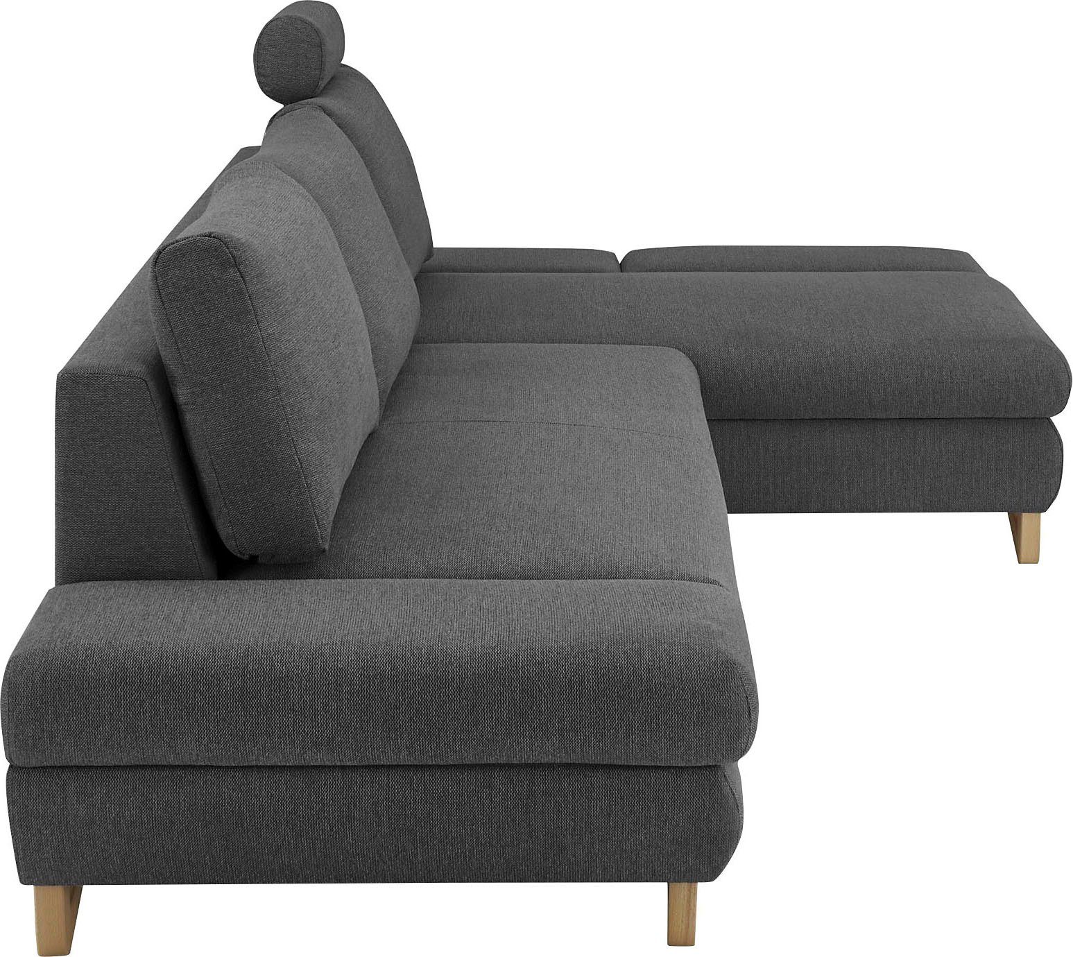 INOSIGN Slaapbank City/Giron comfortabele slaapbank (ligoppervlak 245 x 138 cm) en bedlade