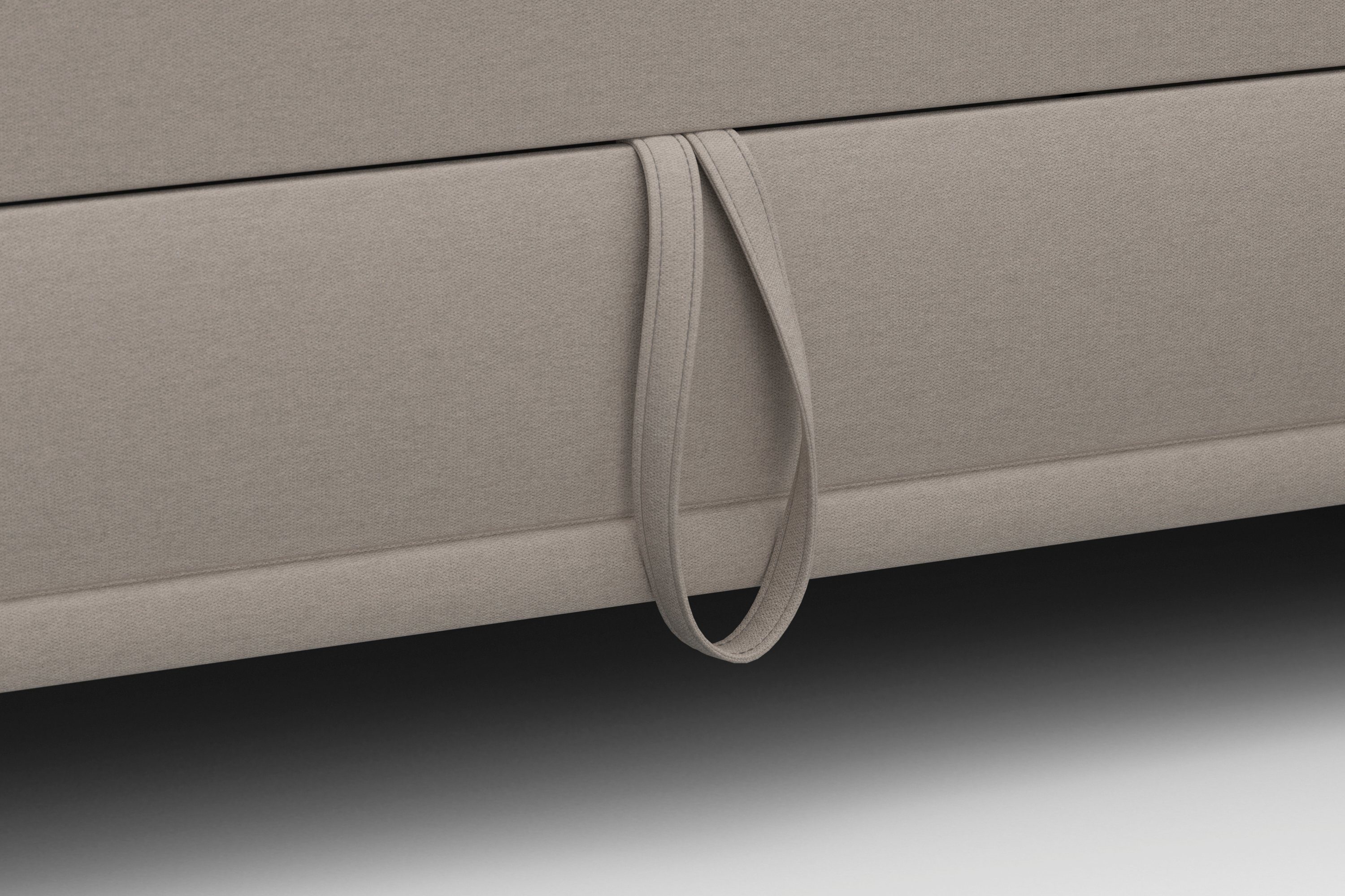 sit&more Zithoek Cabrio U-vorm, met zitdiepteverstelling, arm- en hoofdsteunverstelling