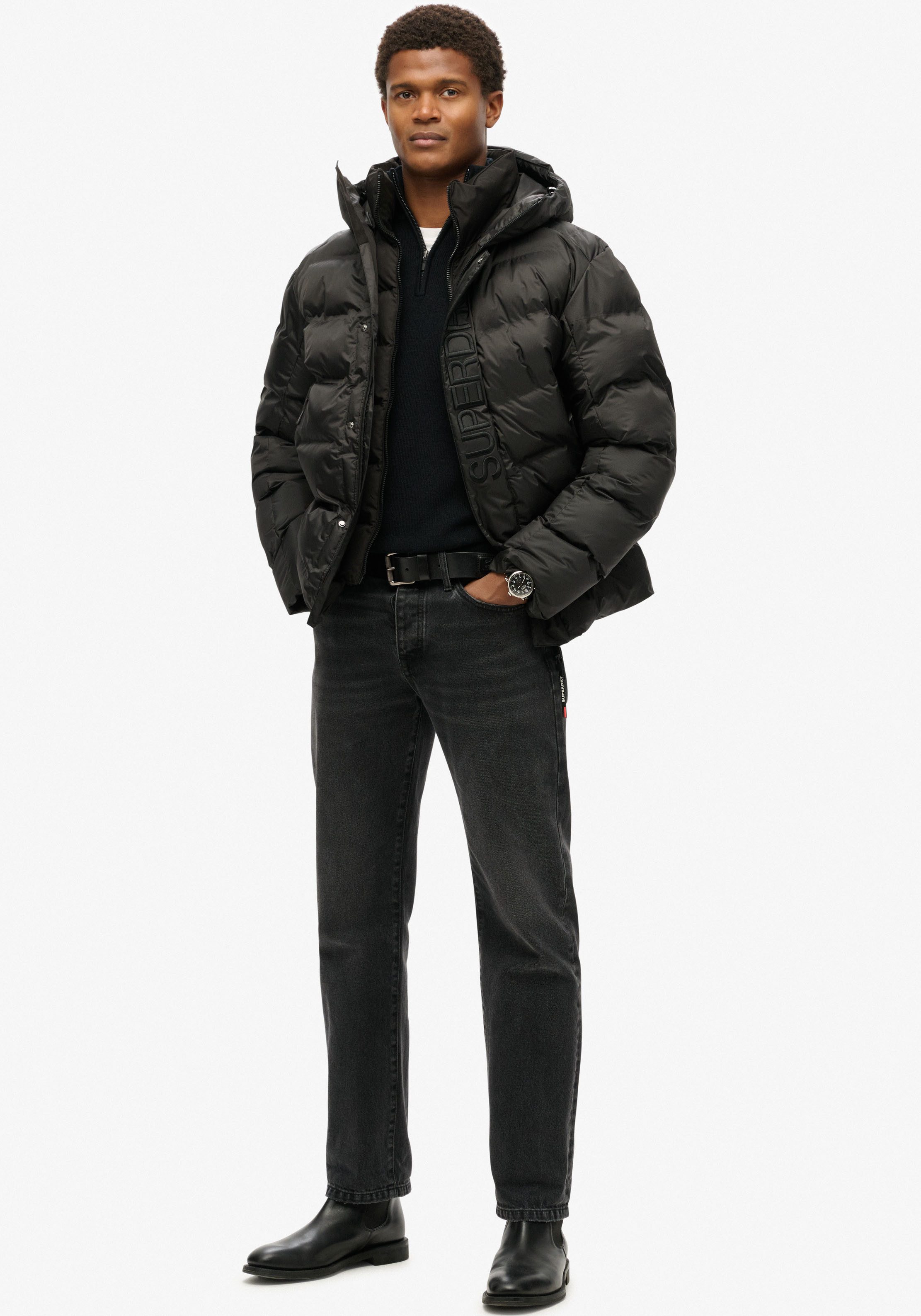 Superdry Gewatteerde jas Hooded City Graphic Puffer Jkt