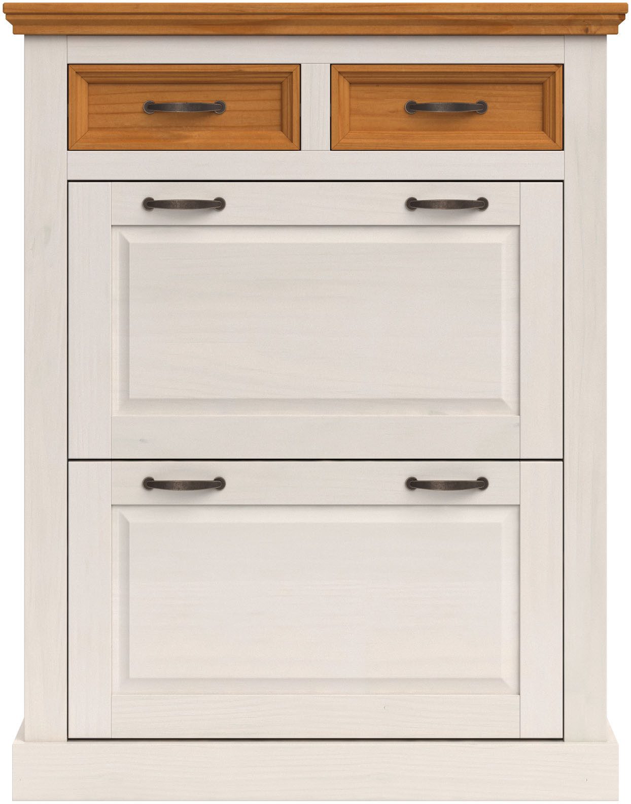 Home affaire Schoenenkast Selma met 2 kleppen en 2 lades, breedte 90 cm