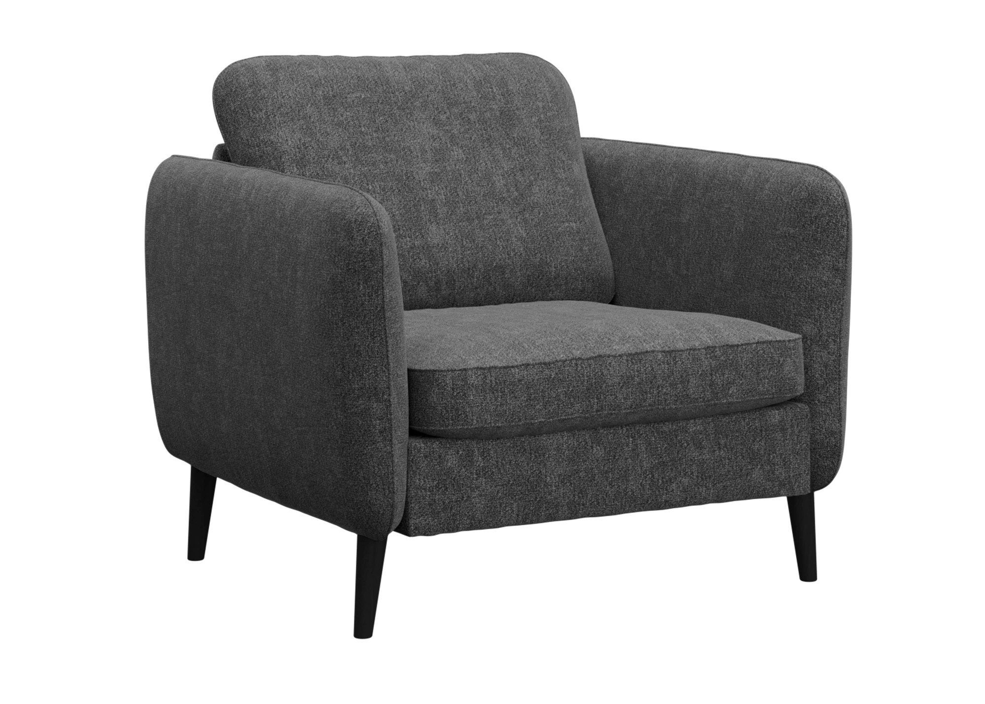 INOSIGN Fauteuil Ikano Massief houten constructie, zigzag vering in de zitting